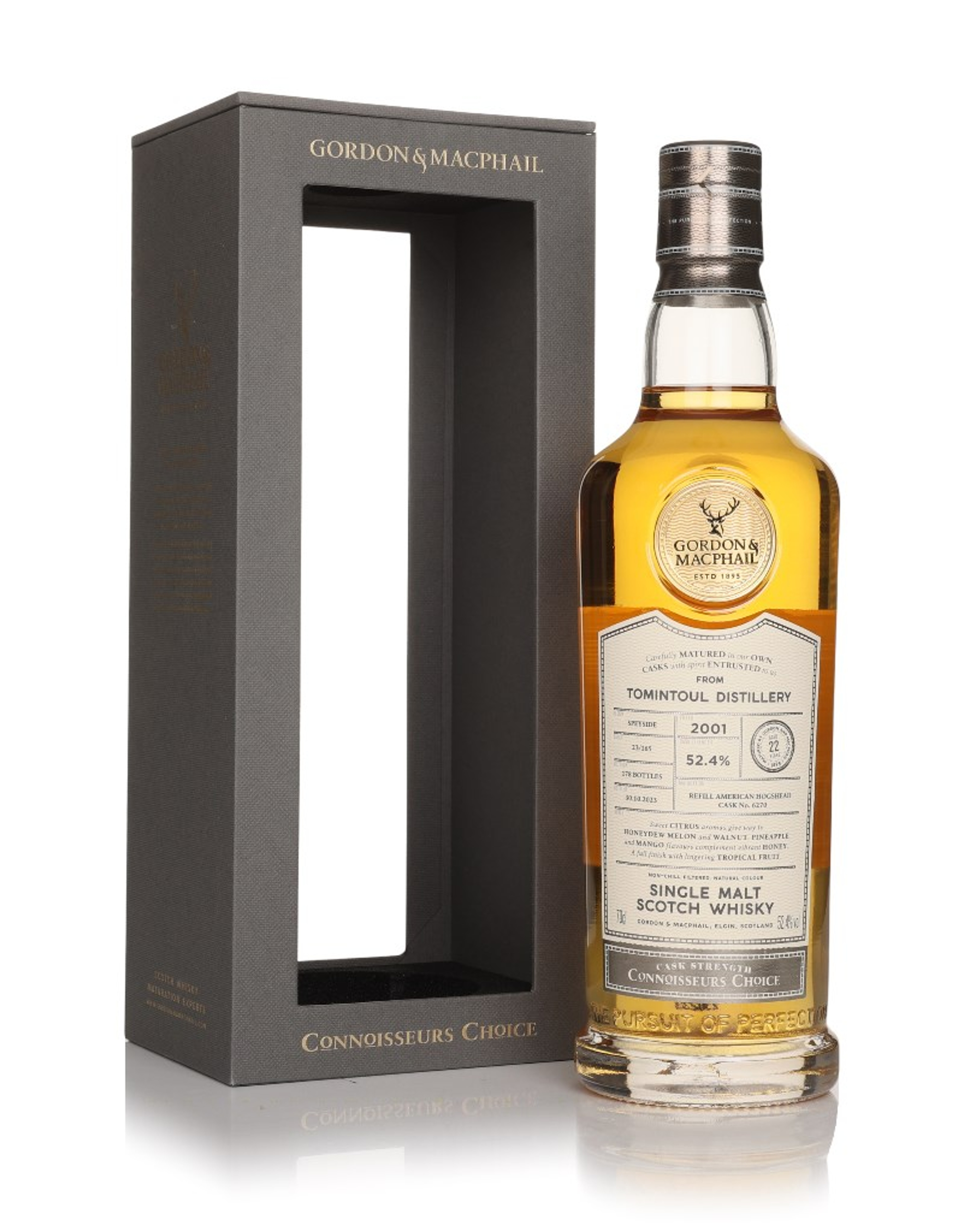Tomintoul 22 Year Old 2001 (cask 6270) - Connoisseurs Choice (Gordon & MacPhail) 70cl