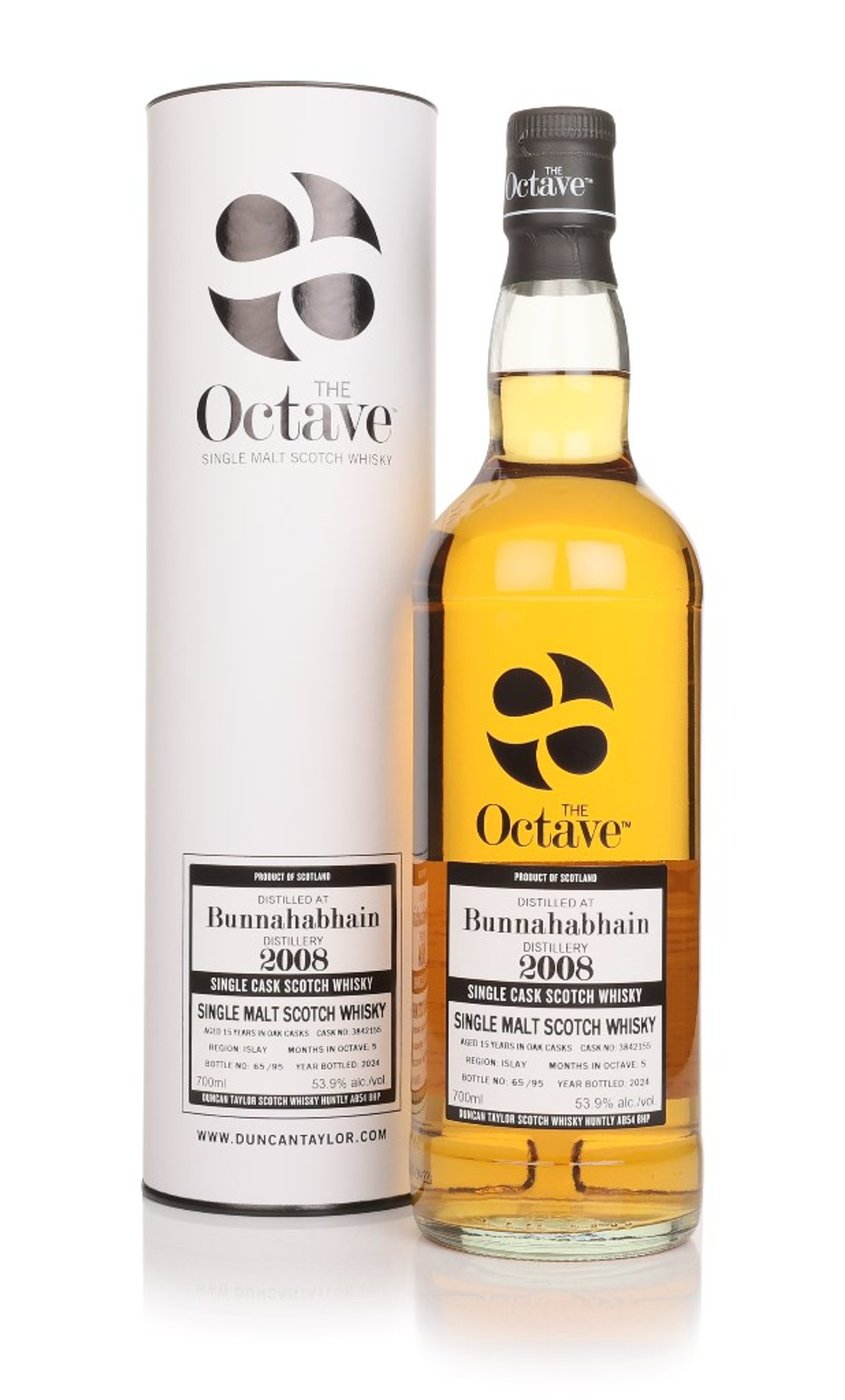 Bunnahabhain 15 Year Old 2008 (cask 3842155) - The Octave (Duncan Taylor) 70cl