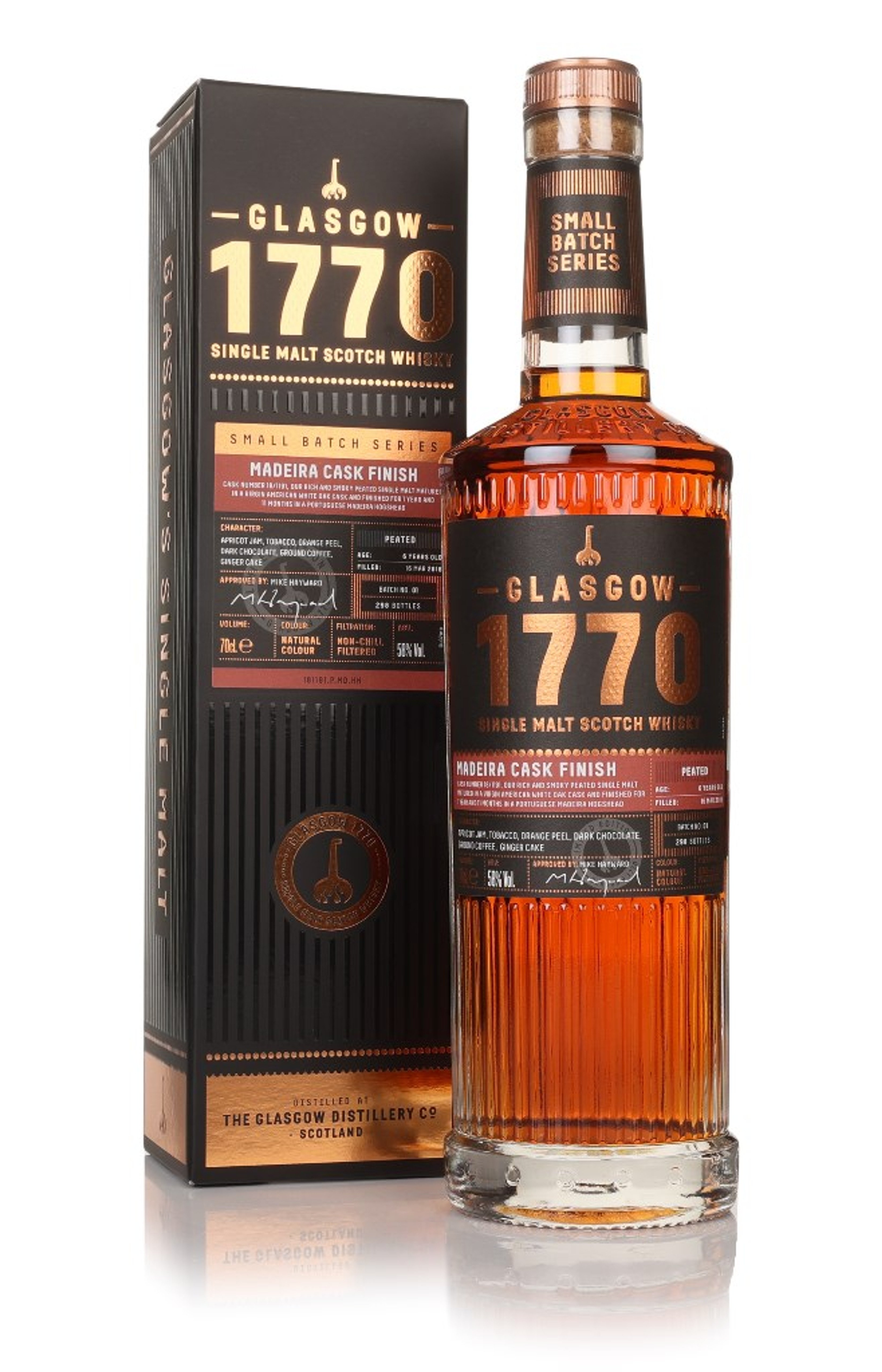 Glasgow 1770 Madeira Cask Finish (Peated) 70cl