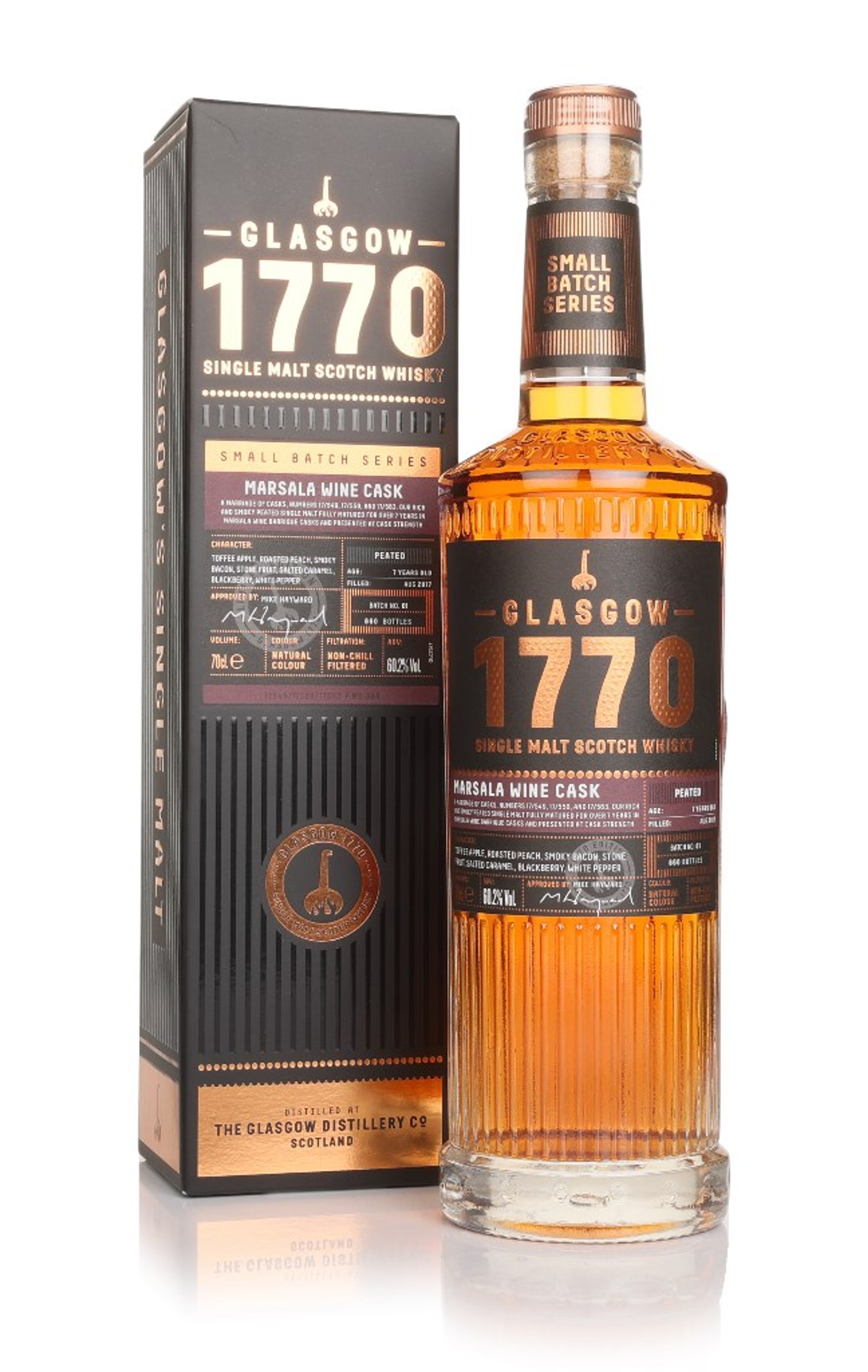 Glasgow 1770 Marsala Wine Cask (Peated) 70cl
