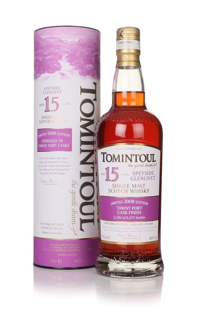 Tomintoul 15 Year Old 2008 Tawny Port Cask Finish 70cl