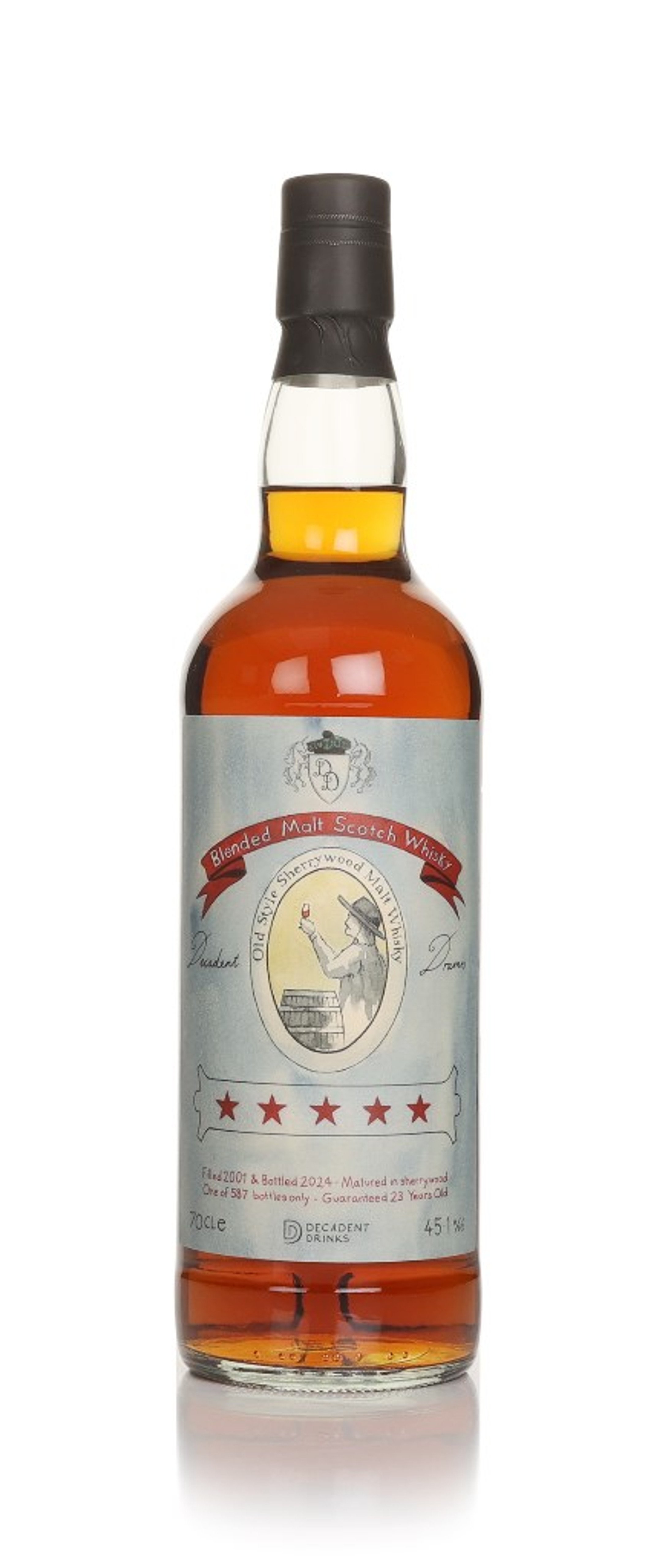 Blended Malt 23 Year Old 2001 - Decadent Drams (Decadent Drinks) 70cl