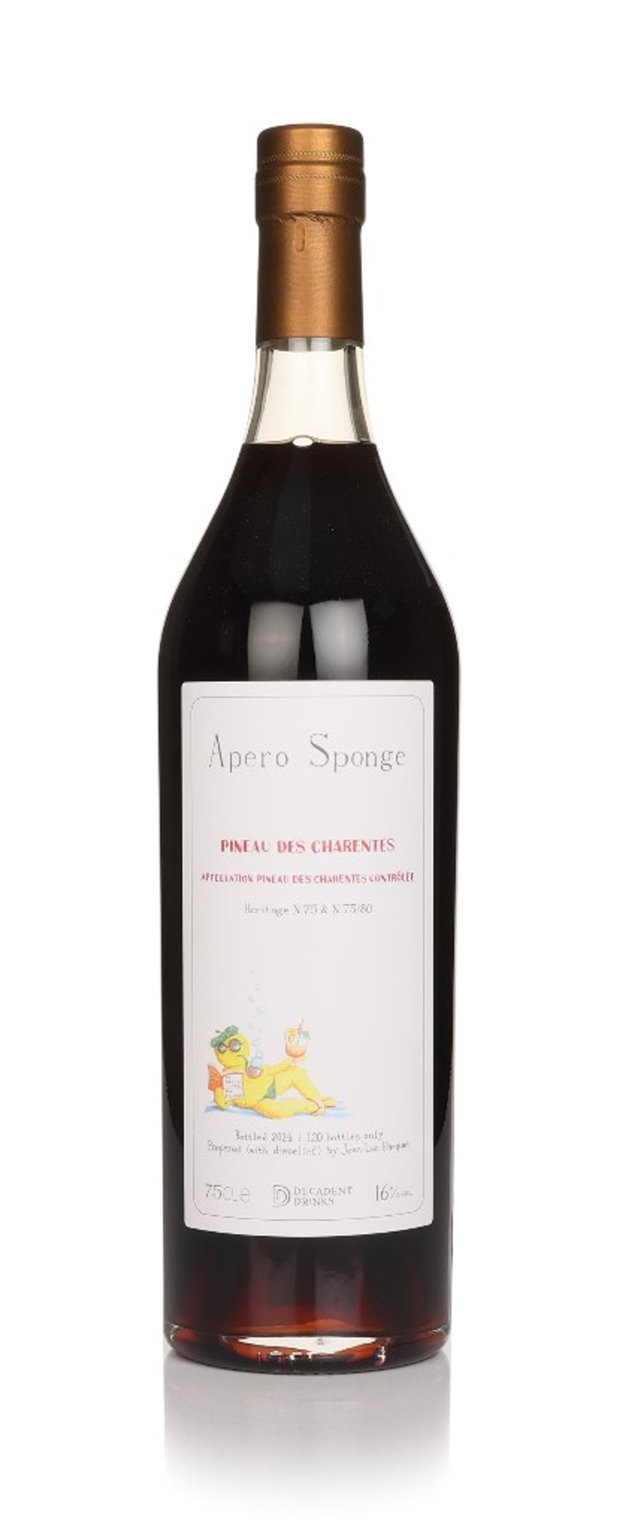 Jean-Luc Pasquet Pineau des Charentes Heritage N.75 & N.75/80 - Apero Sponge (Decadent Drinks) 75cl