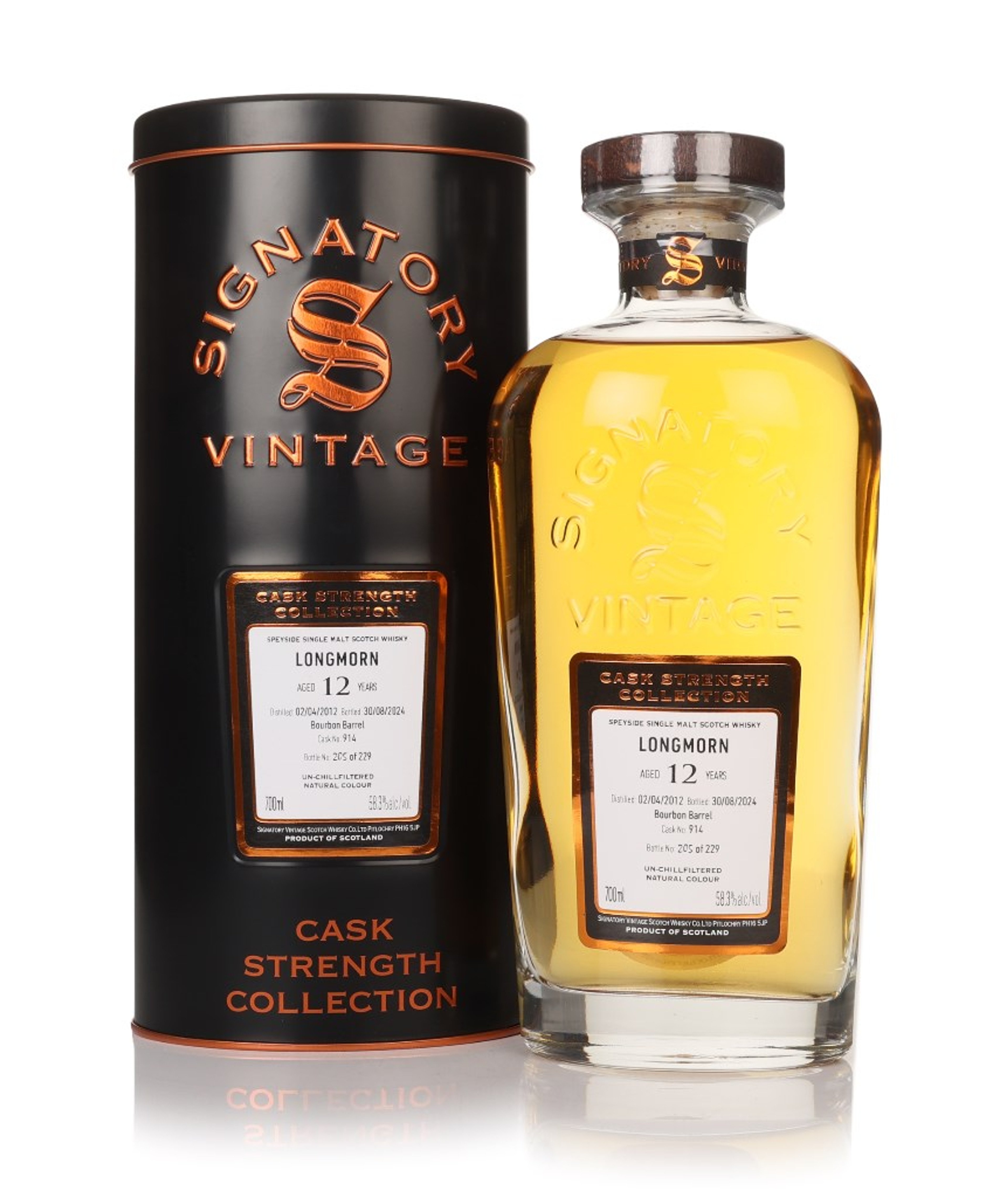 Longmorn 12 Year Old 2012 (cask 914) - Cask Strength Collection (Signatory) 70cl