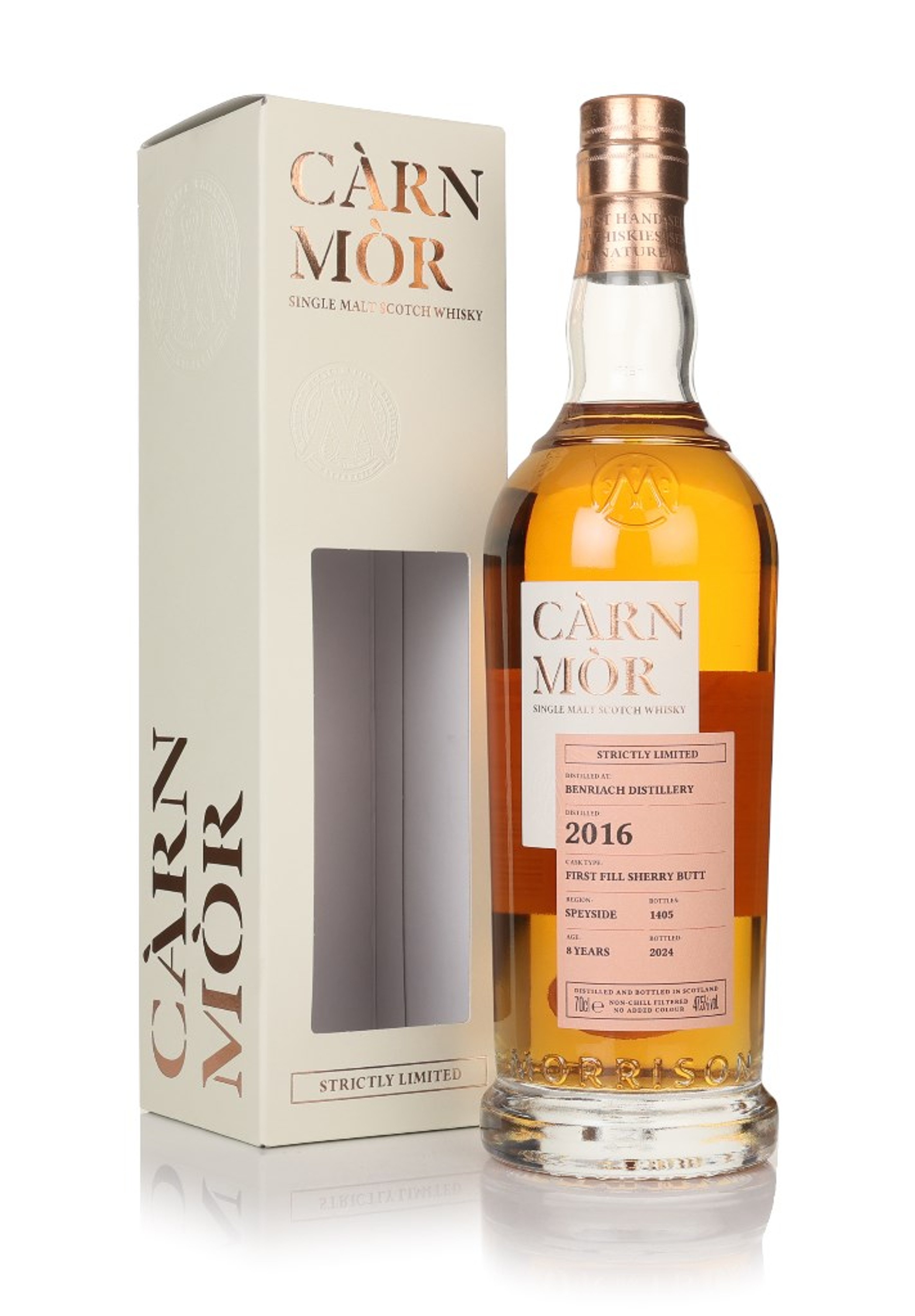 Benriach 8 Year Old 2016 - Strictly Limited (Càrn Mòr) 70cl