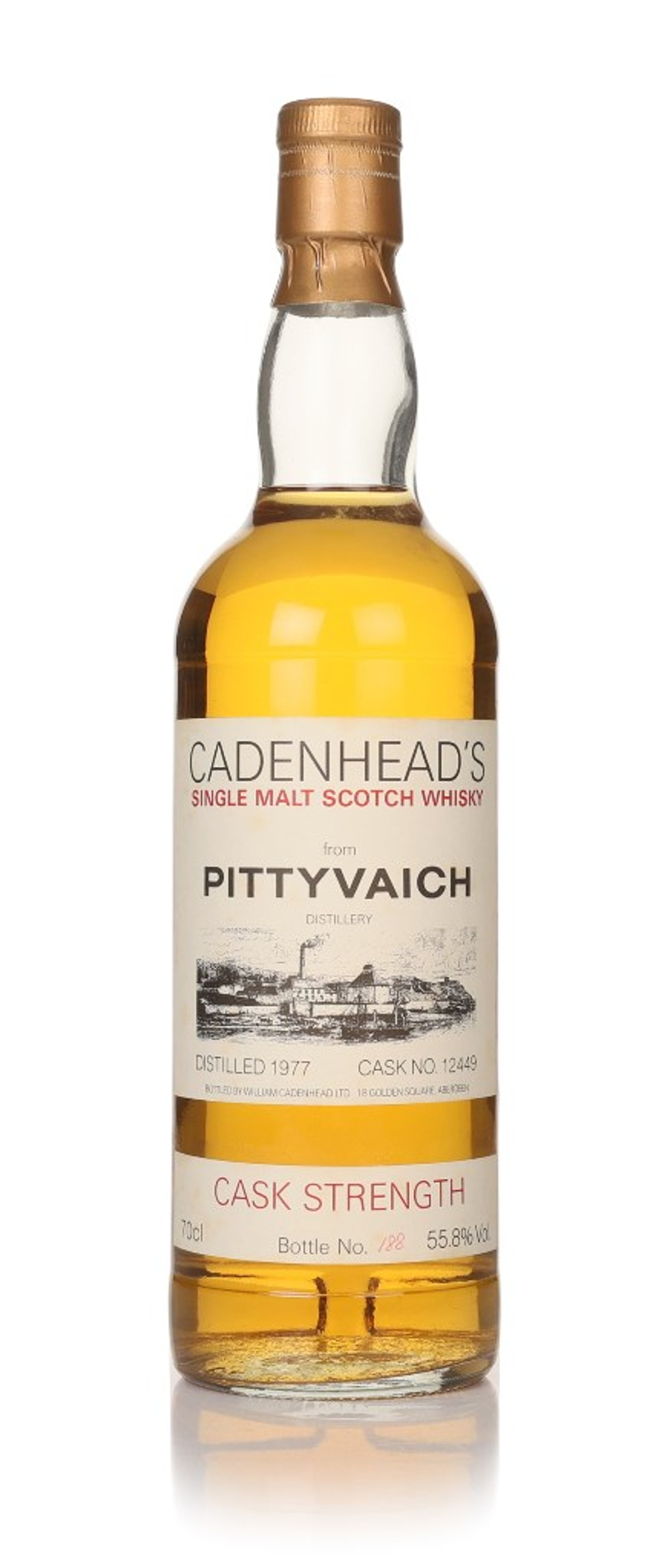 Pittyvaich 1977 Single Cask 12449 - Cadenhead's 70cl