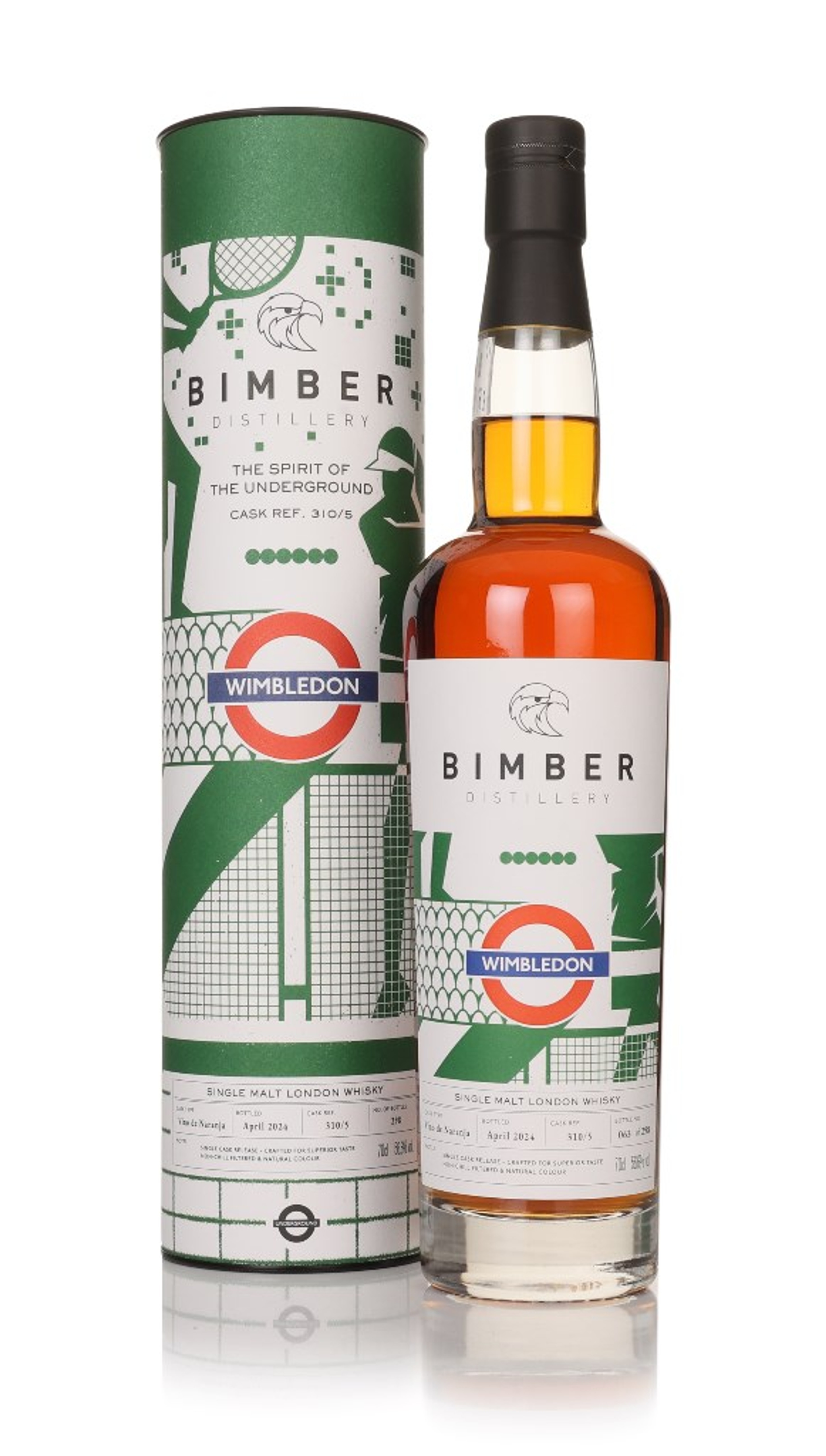 Bimber Spirit of the Underground (cask 310/5) - Wimbledon 70cl