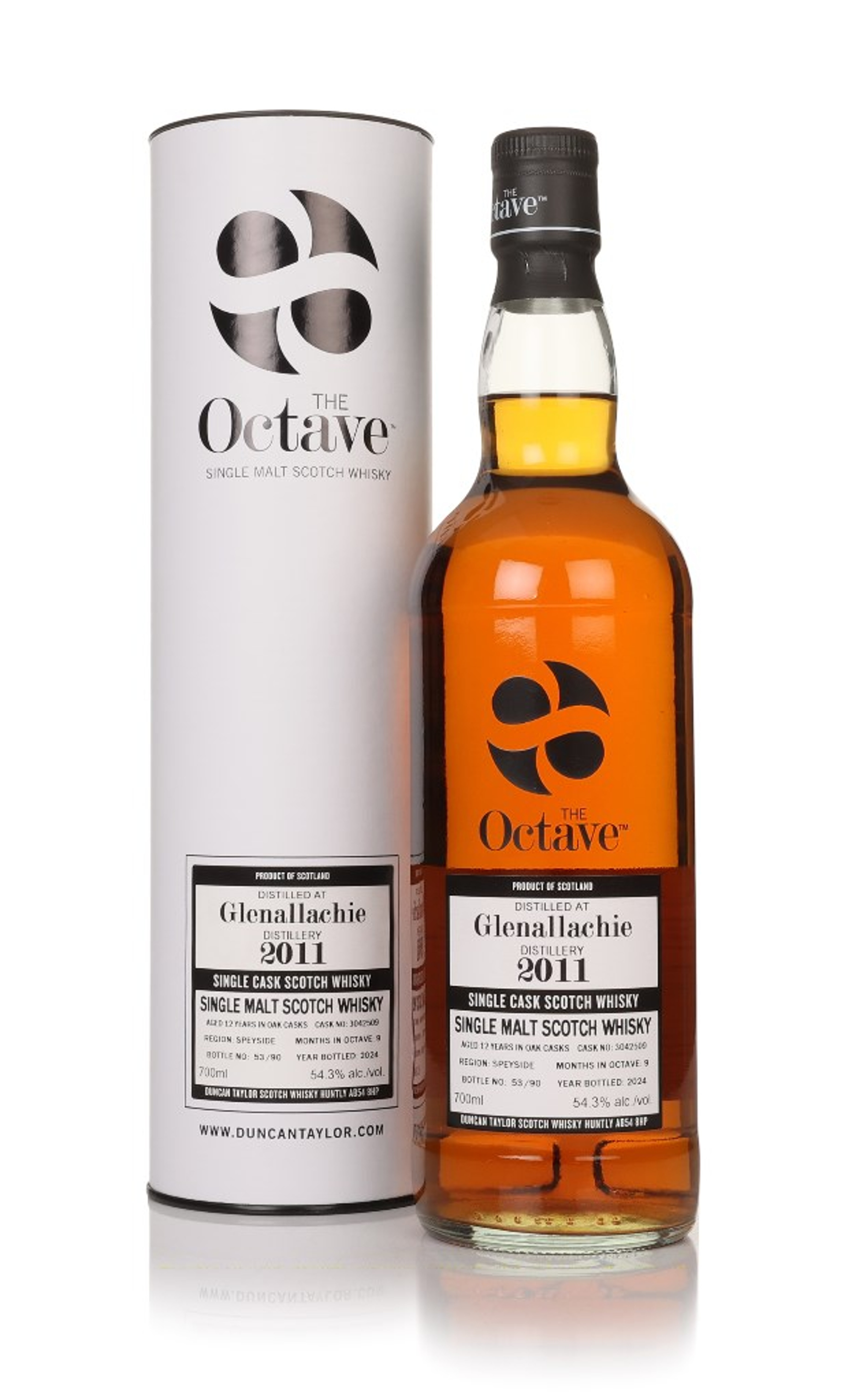 Glenallachie 12 Year Old 2011 (cask 3042509) - The Octave (Duncan Taylor) 70cl