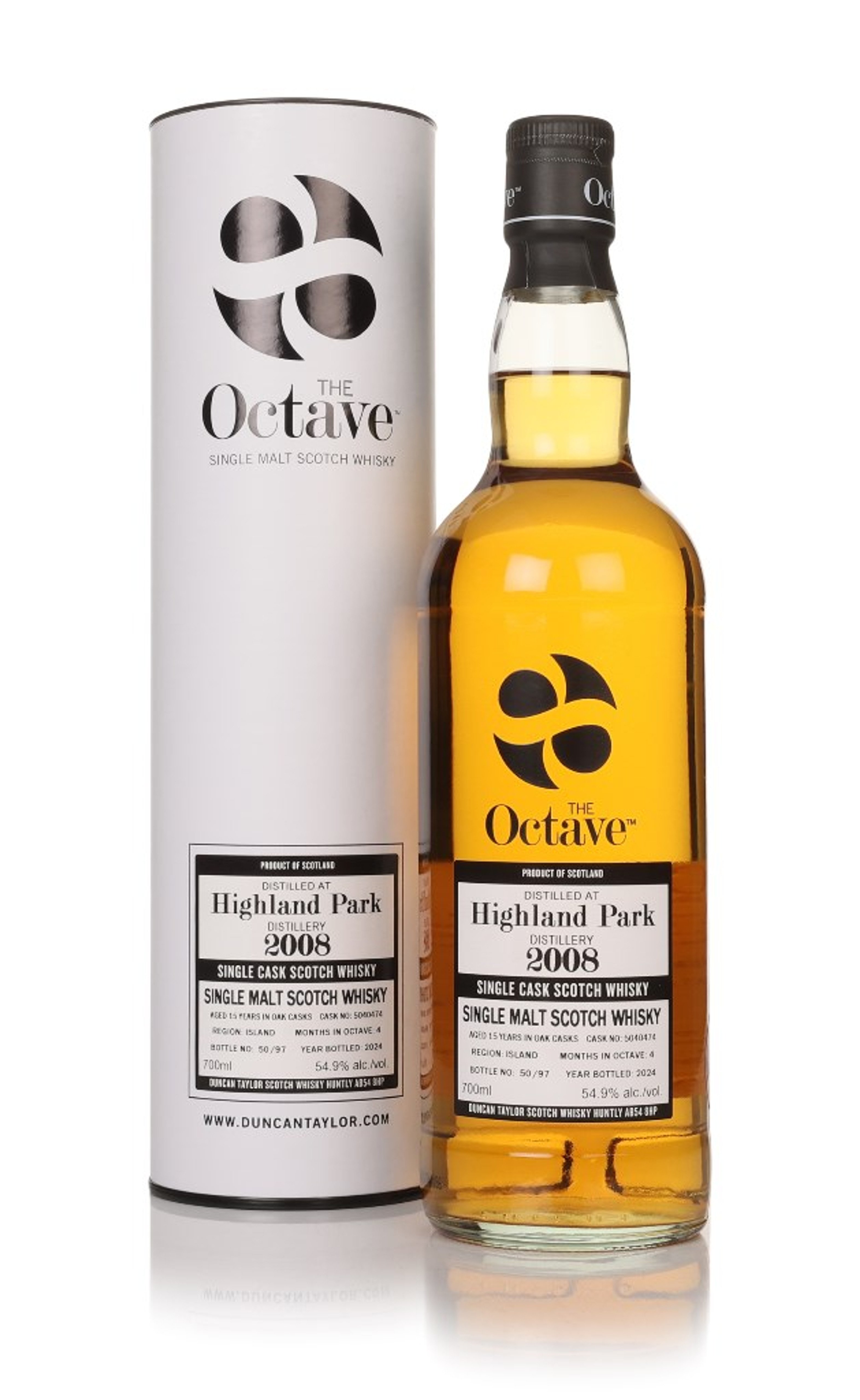 Highland Park 15 Year Old 2008 (cask 5040474) - The Octave (Duncan Taylor) 70cl