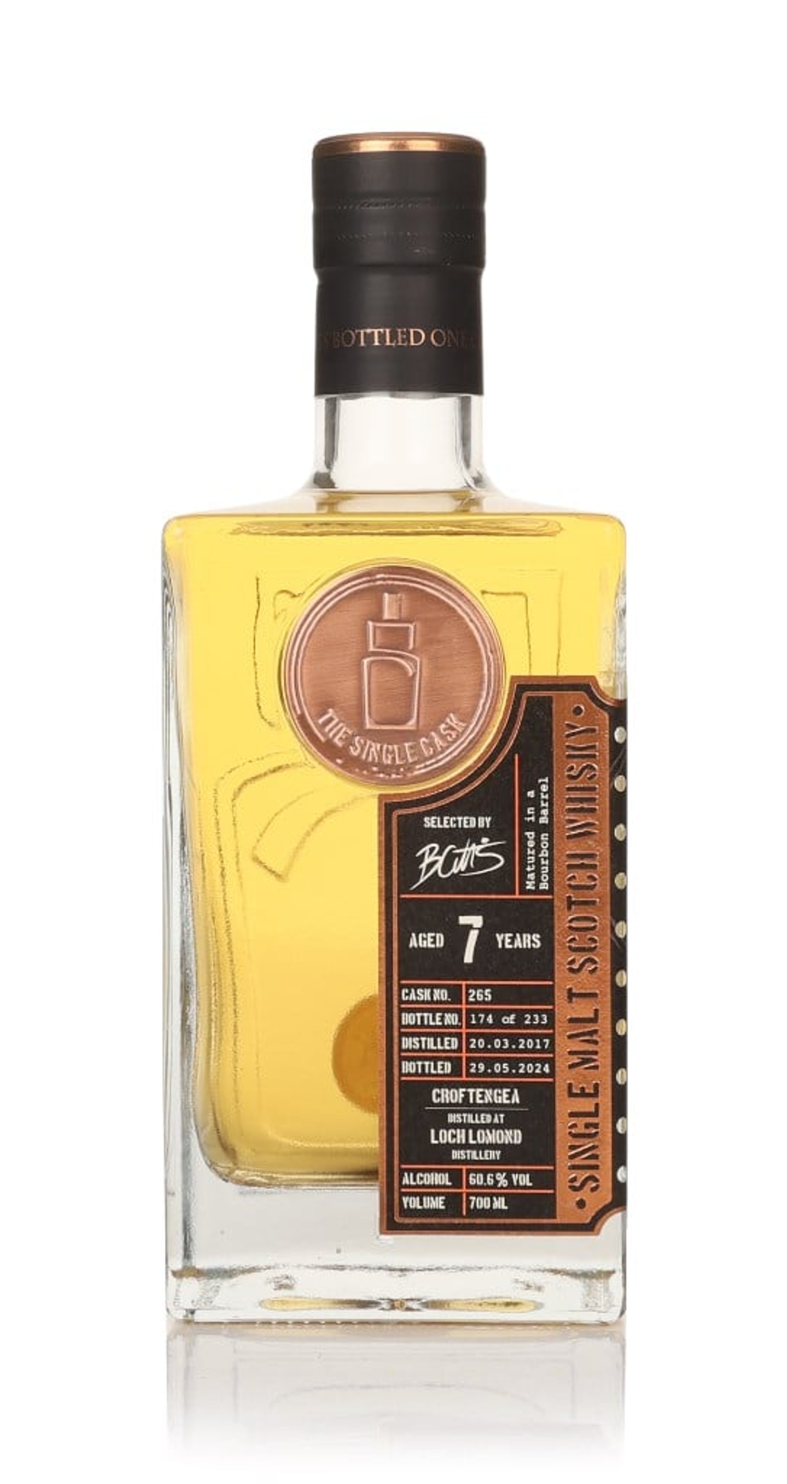 Croftengea 7 Year Old 2017 (cask 265) - The Single Cask 70cl