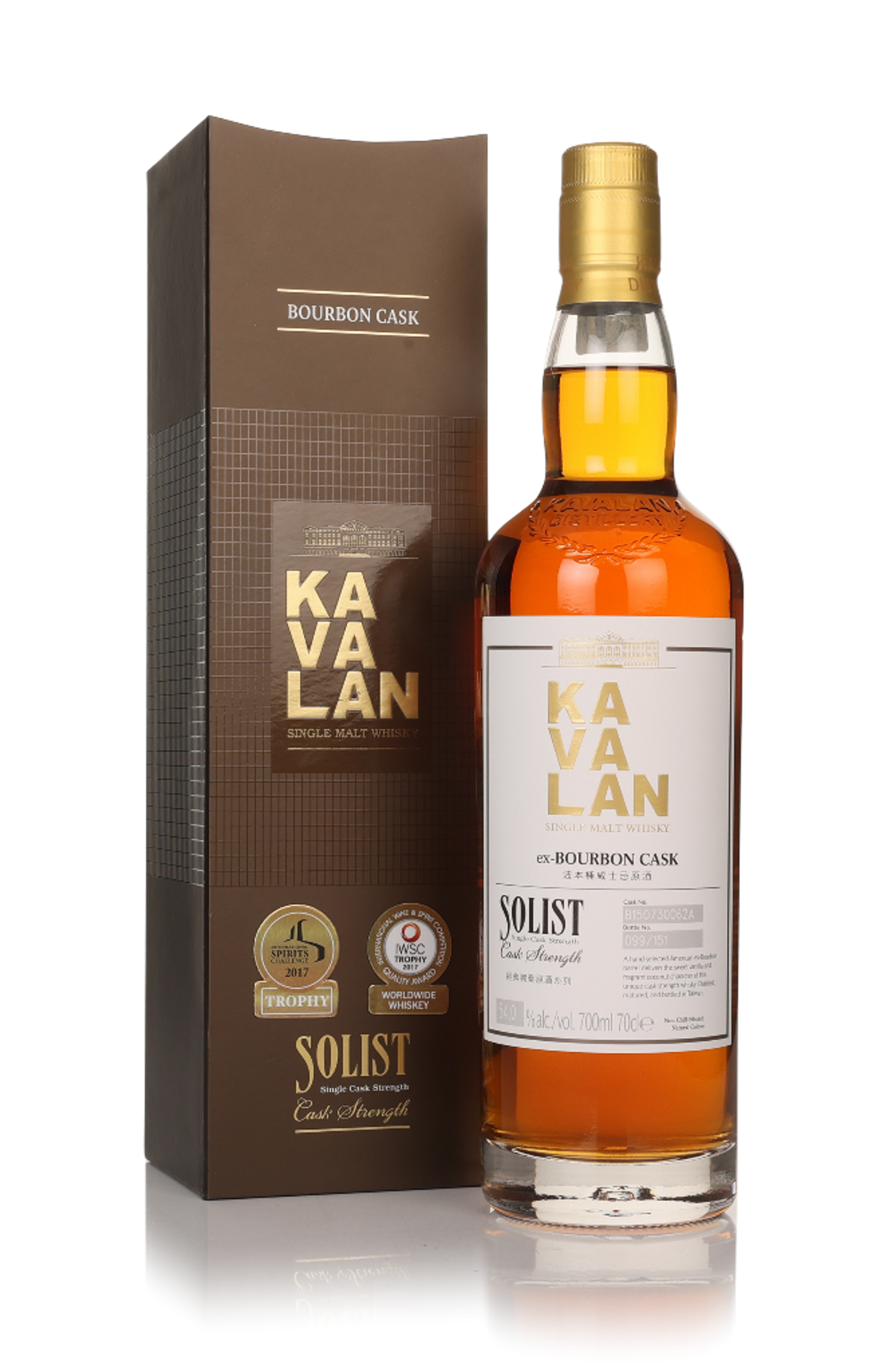KAVALAN （カバラン）SOLIST ex-Bourbon Cask Kavalan Solist Ex-Bourbon 53.20% 700ml – BSW Liquor