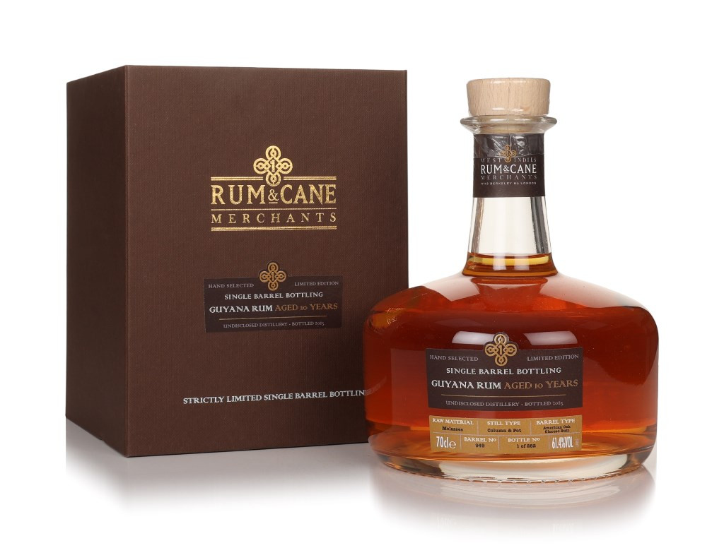 Guyana 10 Year Old (cask 949) - West Indies Rum & Cane Merchants 70cl