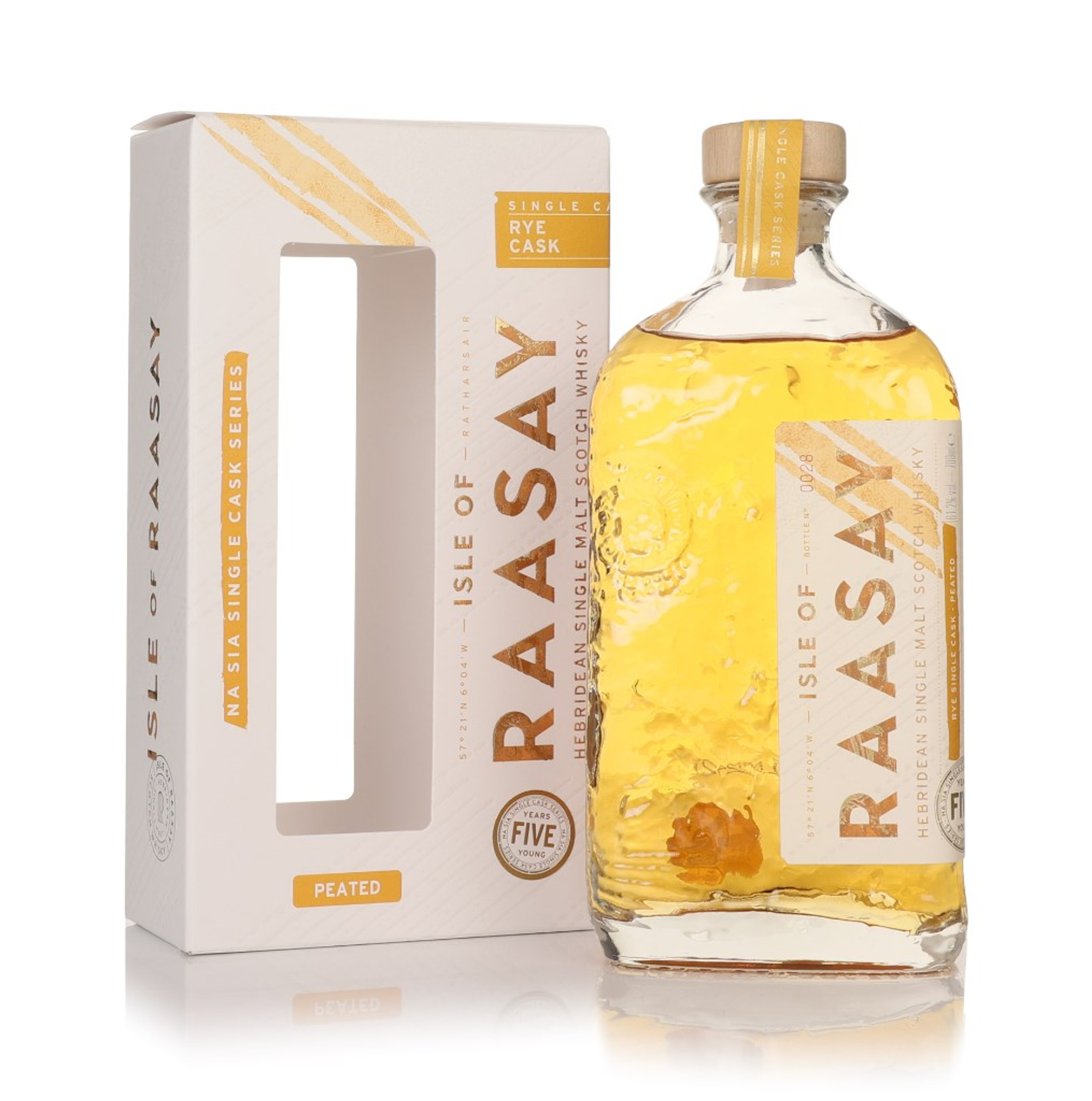 Isle of Raasay 5 Year Old Na Sia Single Cask Series - Peated Rye Cask 70cl