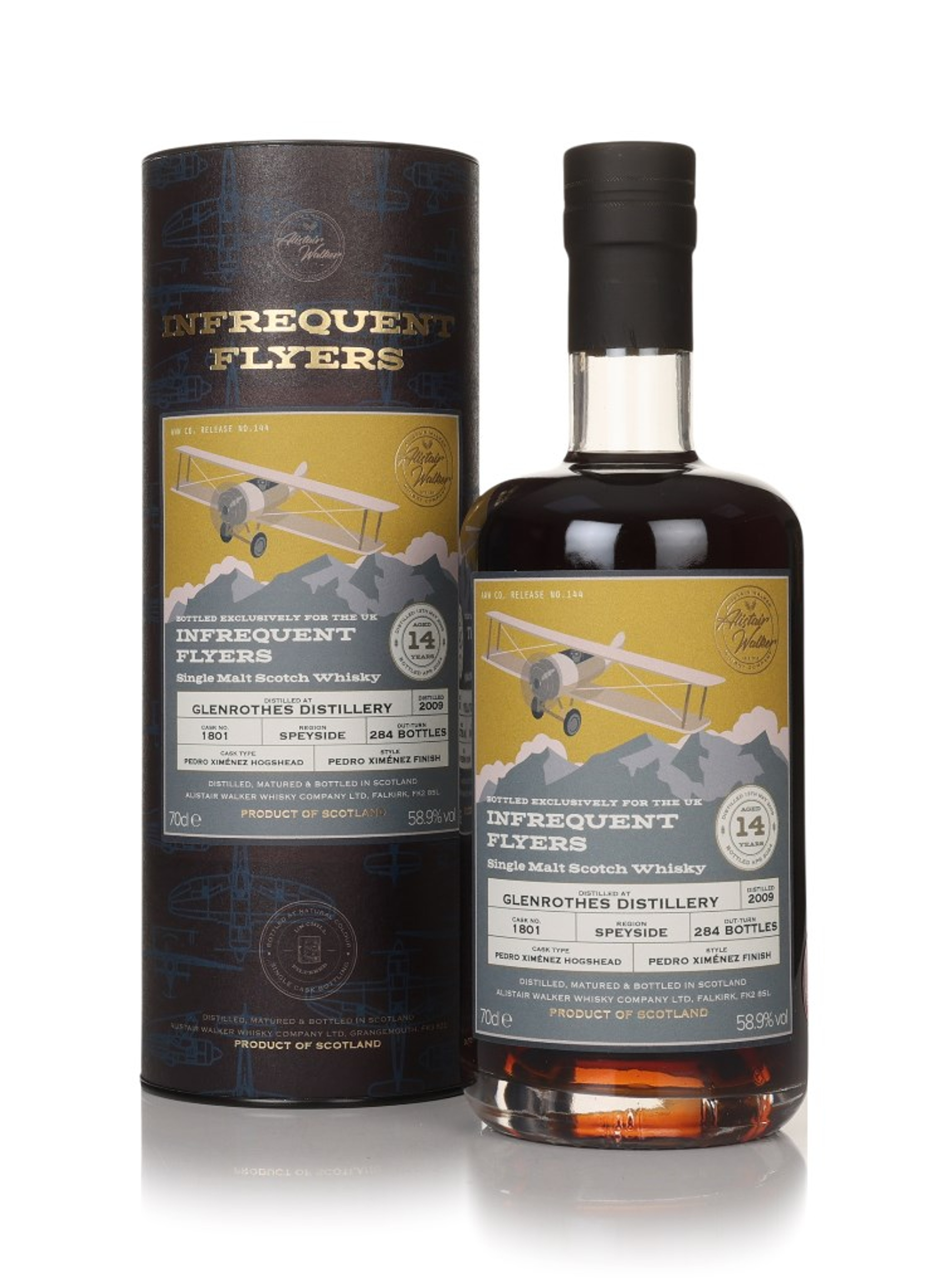 Glenrothes 14 Year Old 2009 (cask 1801) - Infrequent Flyers (Alistair Walker) 70cl