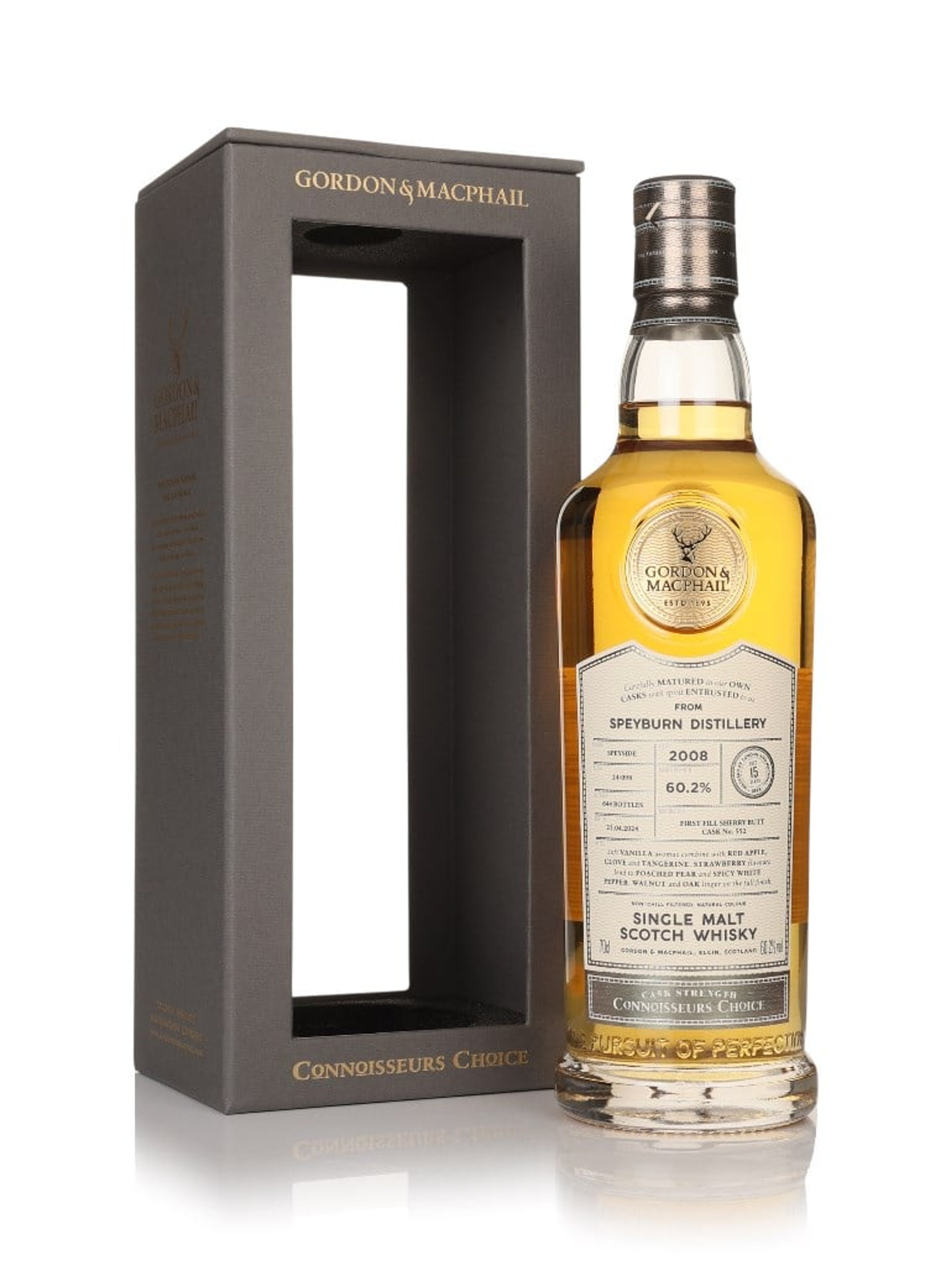 Speyburn 15 Year Old 2008 (cask 552) - Connoisseurs Choice (Gordon & MacPhail) 70cl