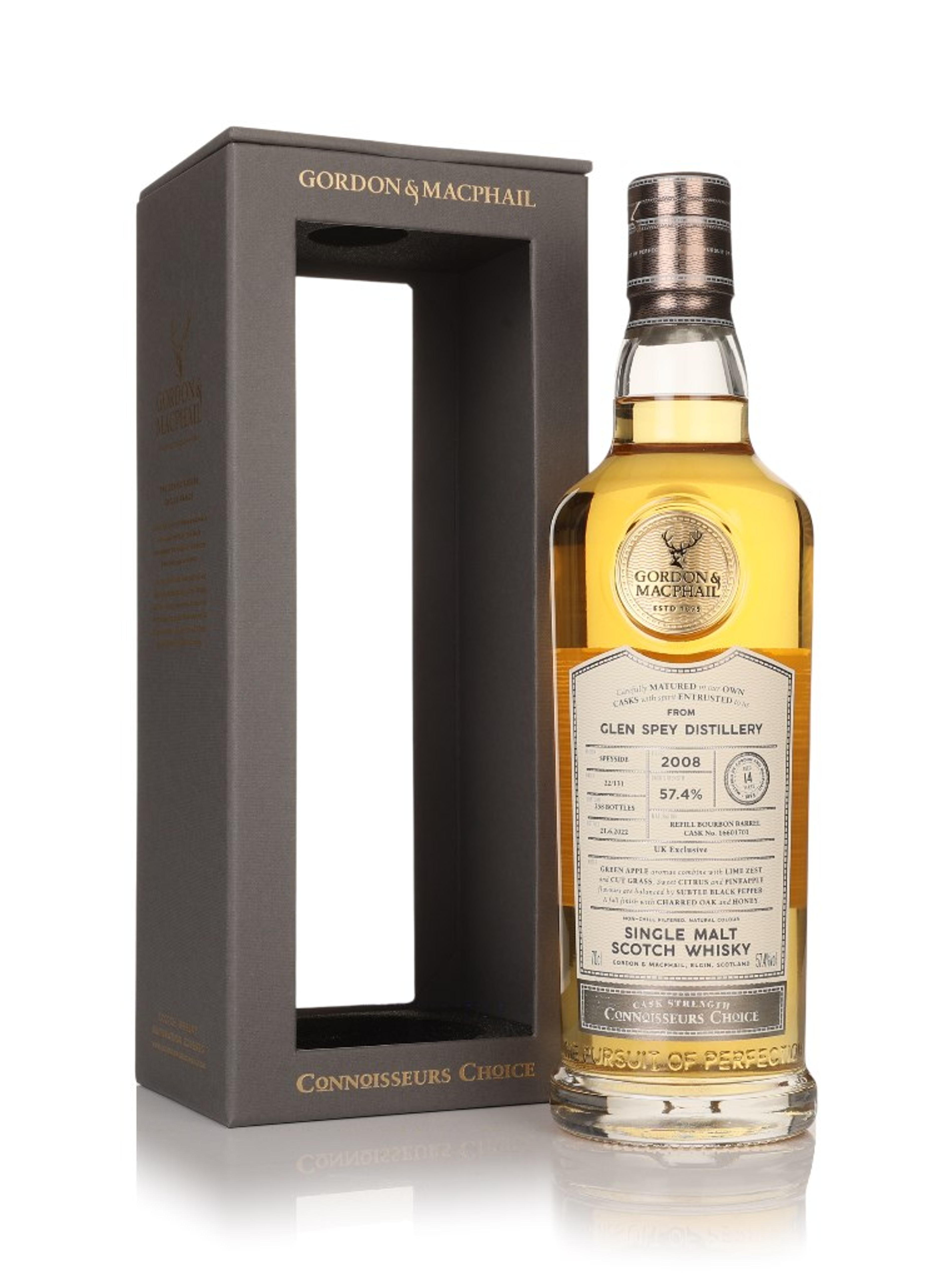 Glen Spey 14 Year Old 2008 (cask 16601701) - Connoisseurs Choice (Gordon & MacPhail) 70cl