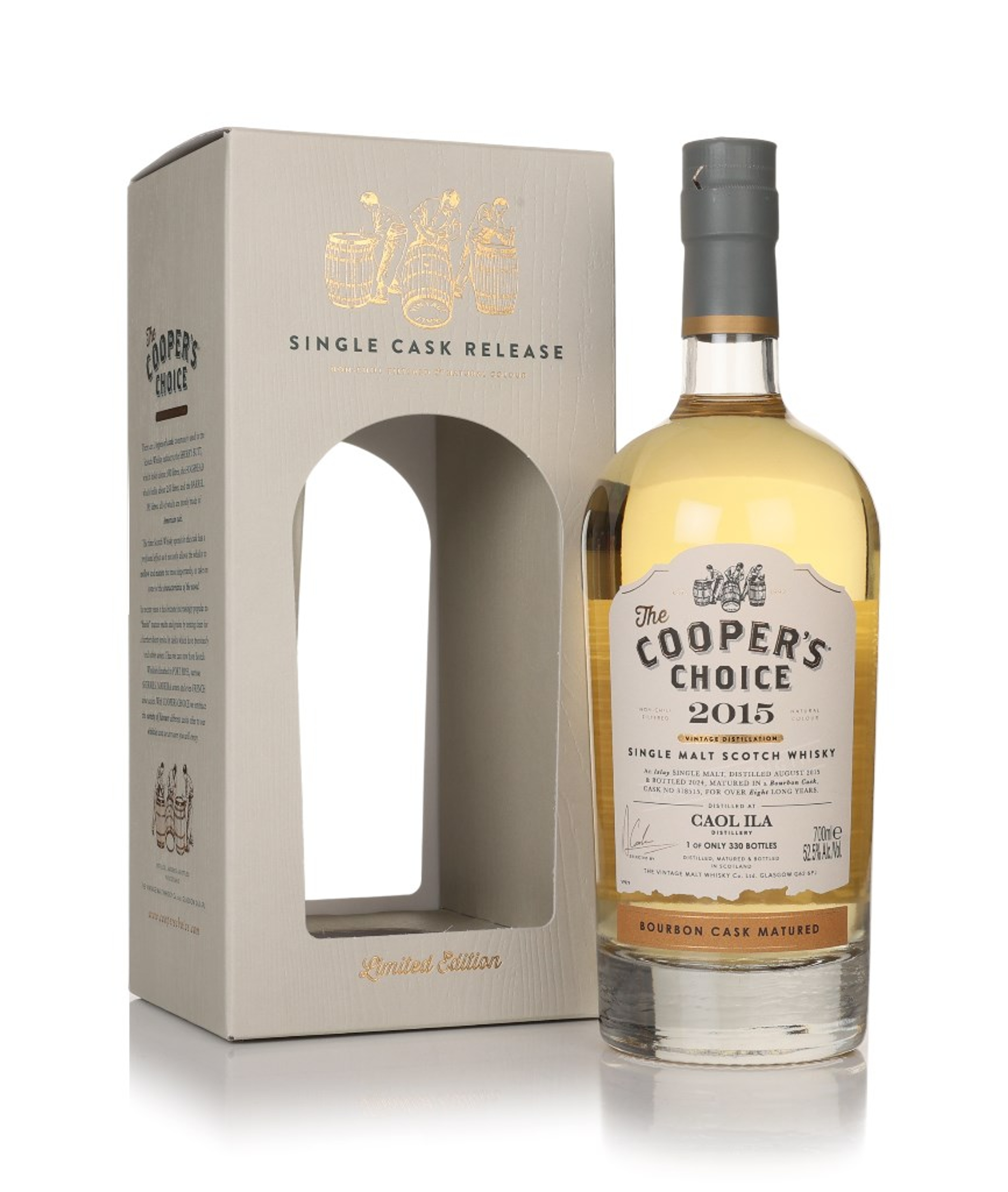 Caol Ila 8 Year Old 2015 (cask 318515) - The Cooper's Choice (The Vintage Malt Whisky Co.) 70cl