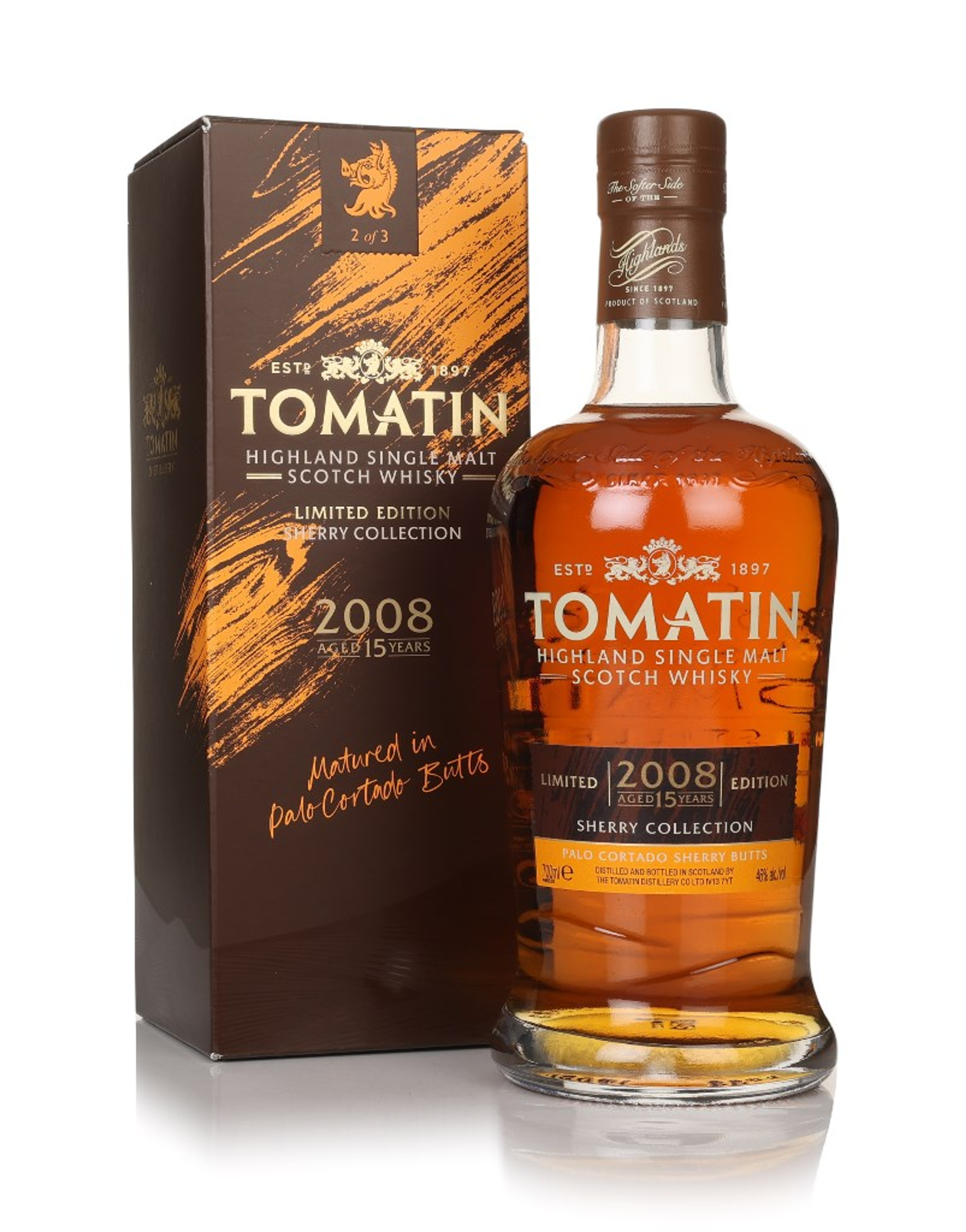 Tomatin 15 Year Old 2008 Sherry Collection - Palo Cortado Edition 70cl