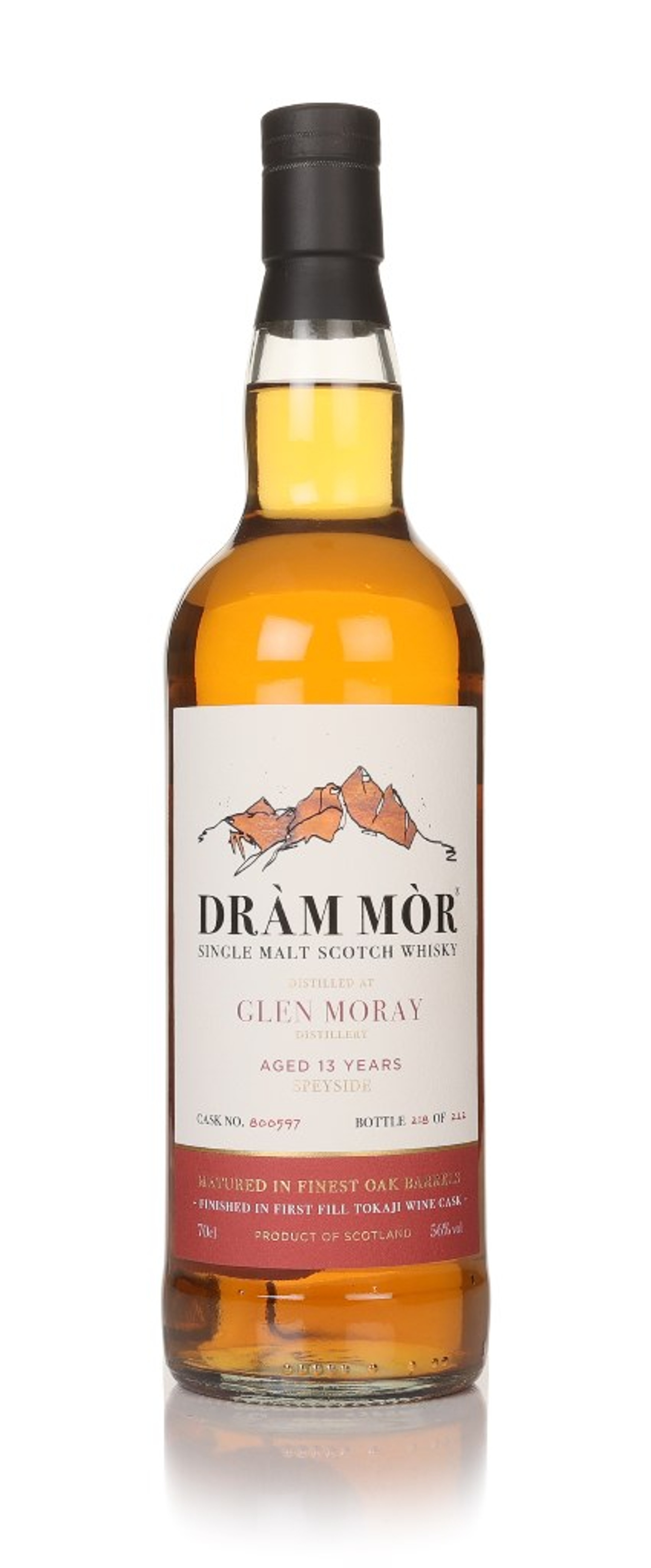 Glen Moray 13 Year Old 2010 (cask 800597) - Dràm Mòr 70cl