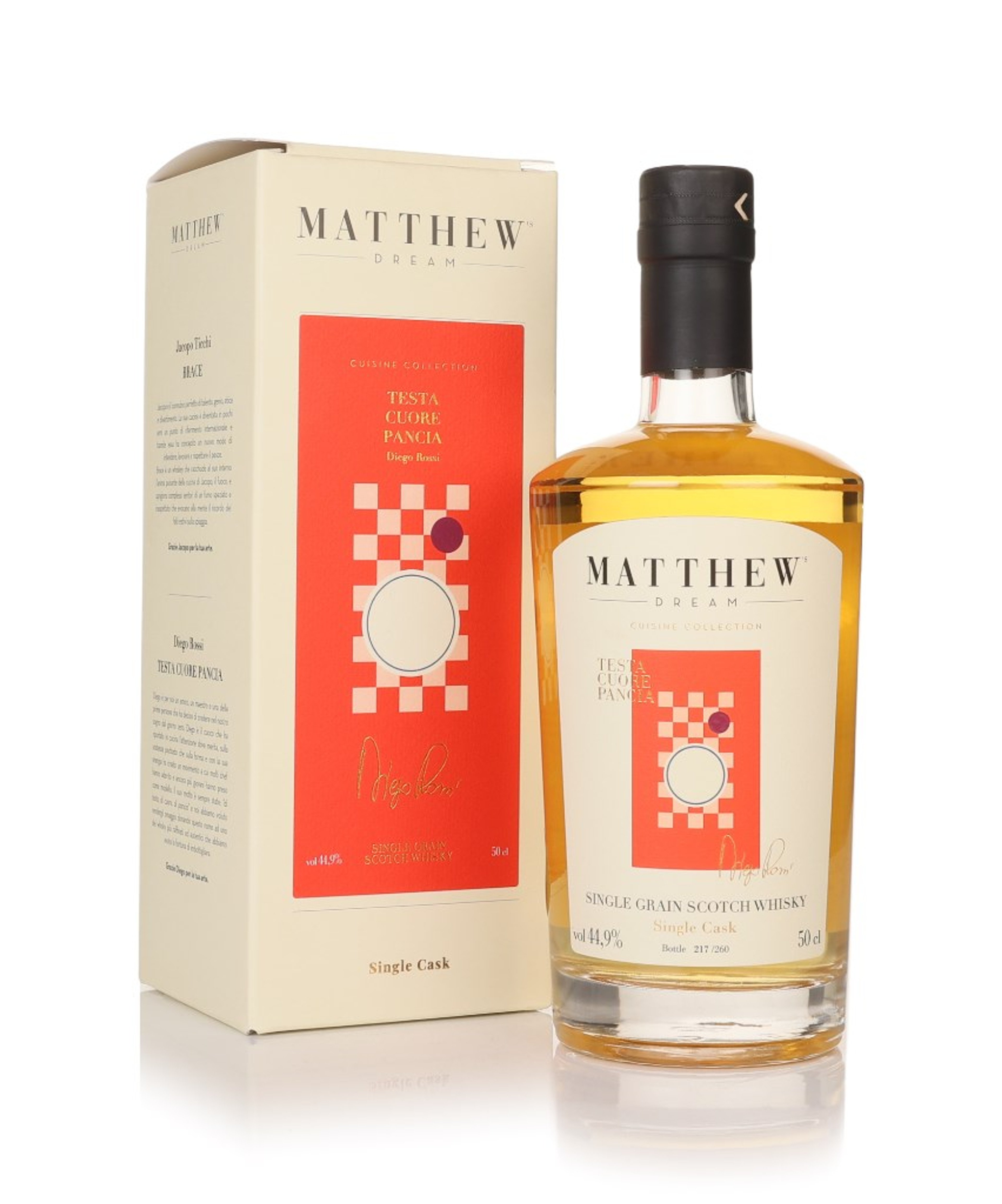 Testa Cuore Pancia - Cuisine Collection (Matthew Whiskey) 50cl