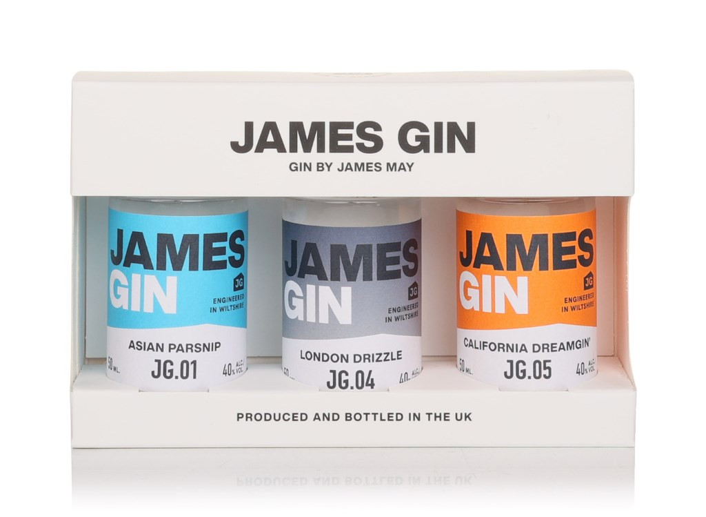 James Gin Gift Set (3x5cl) 15cl