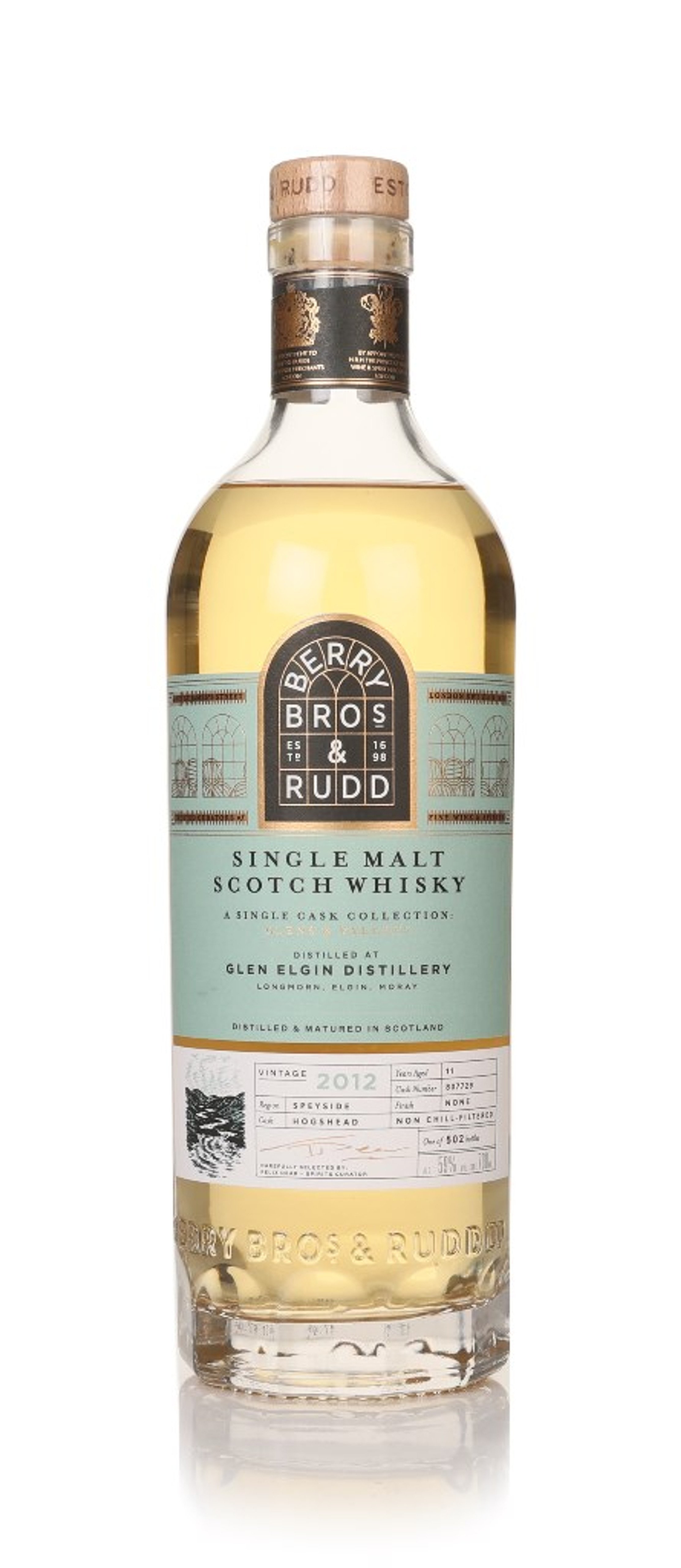 Glen Elgin 11 Year Old 2012 (cask 807729) - Glens & Valleys (Berry Bros. & Rudd) 70cl