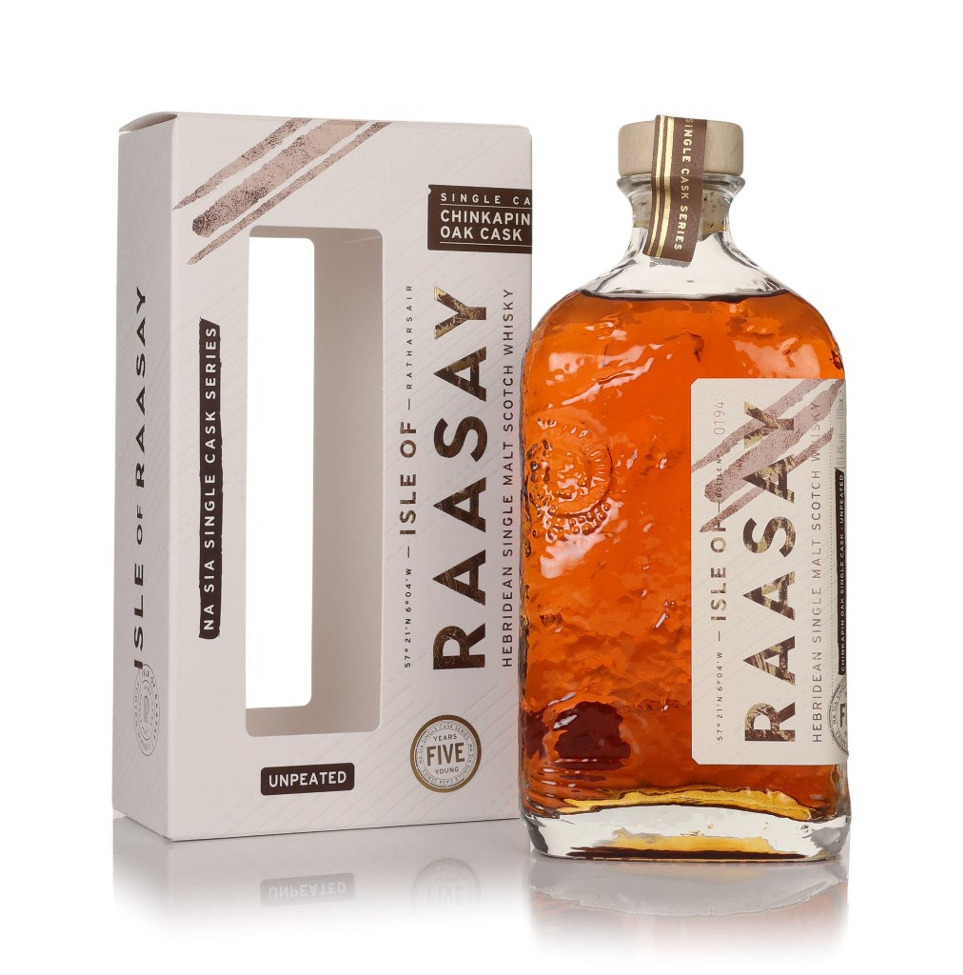 Isle of Raasay 5 Year Old Na Sia Single Cask Series - Unpeated Chinkapin Oak 70cl