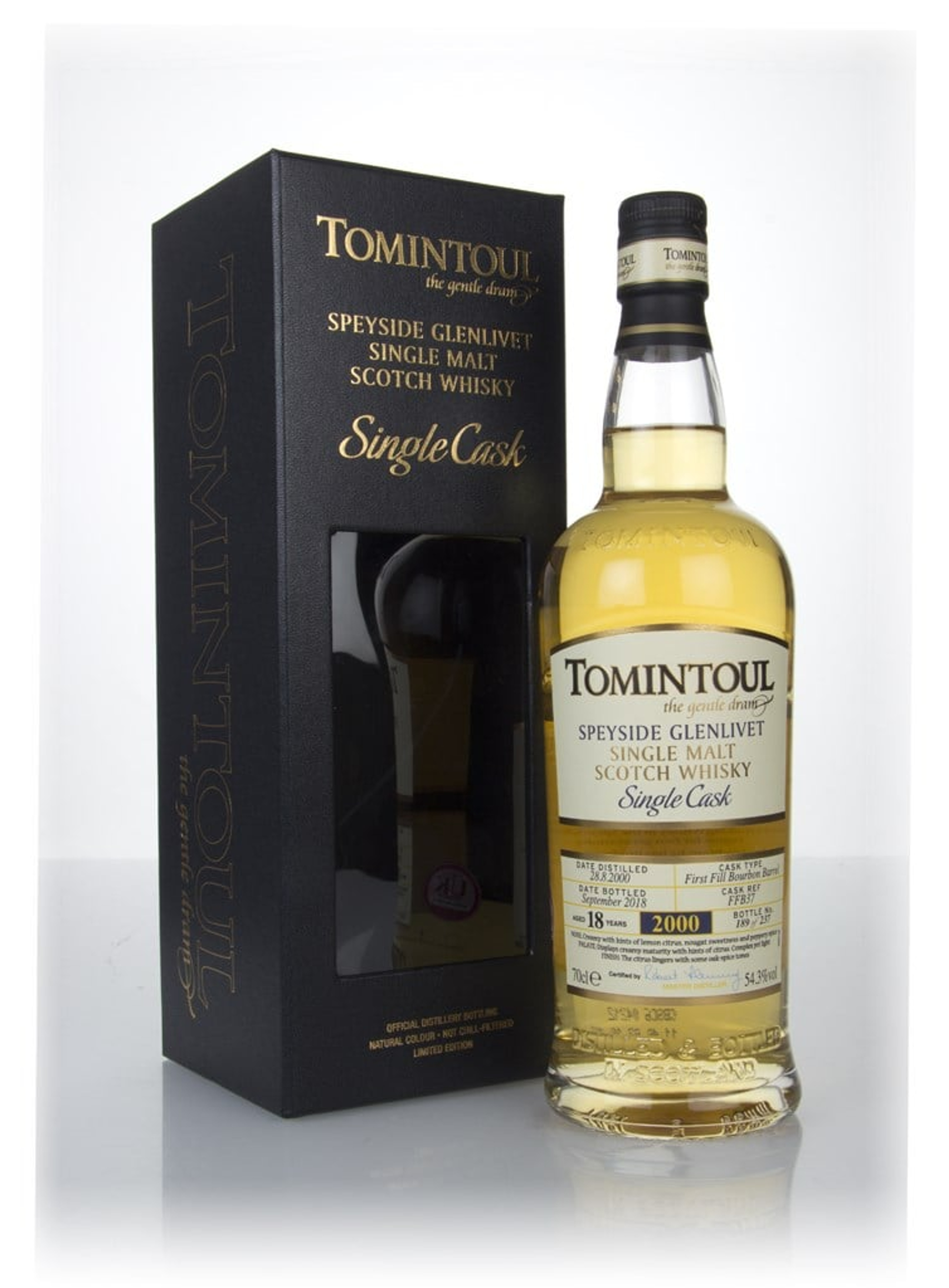 Tomintoul 18 Year Old Bourbon Cask #37 70cl