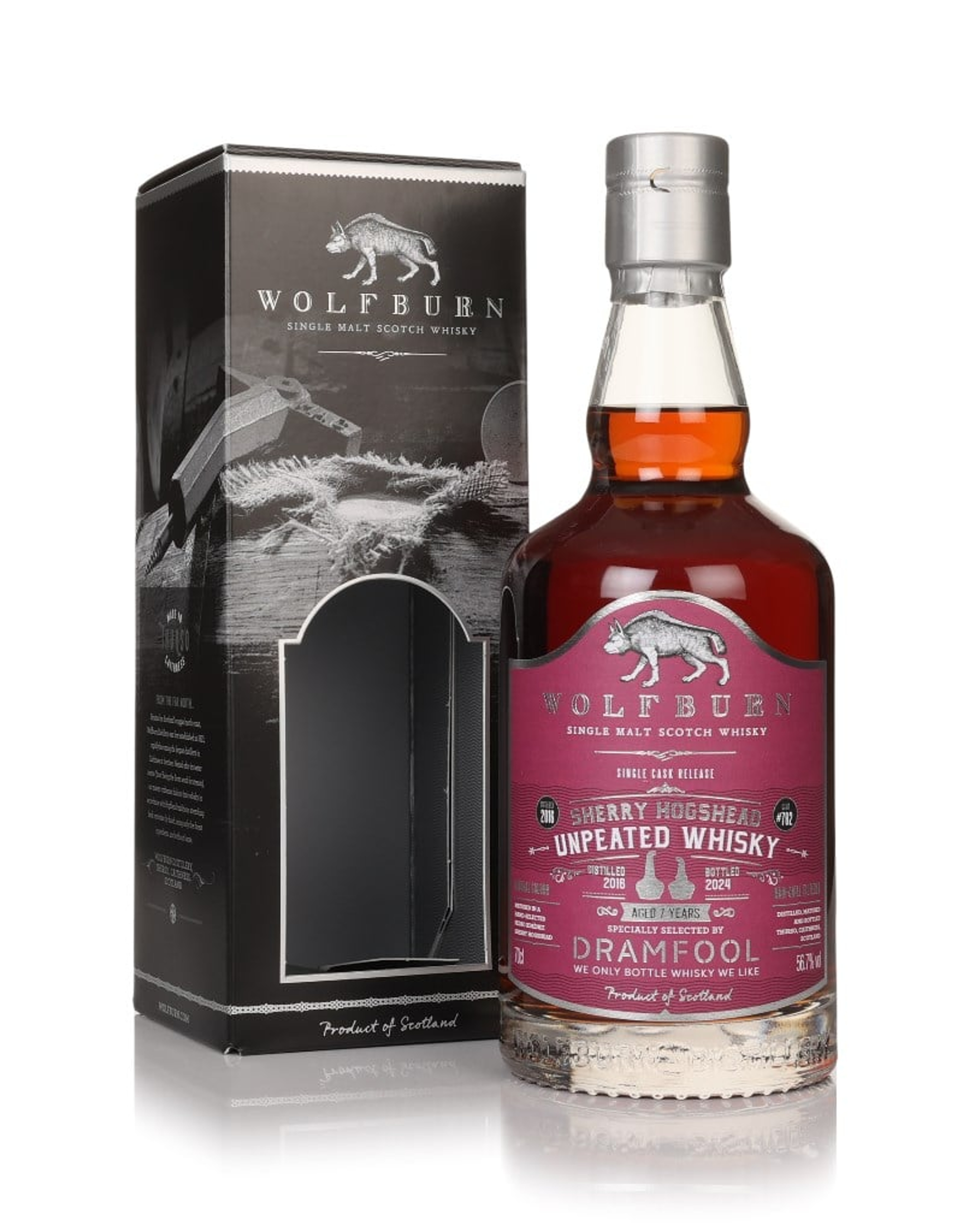 Wolfburn 7 Year Old 2016 (cask 782) - Unpeated (Dramfool) 70cl