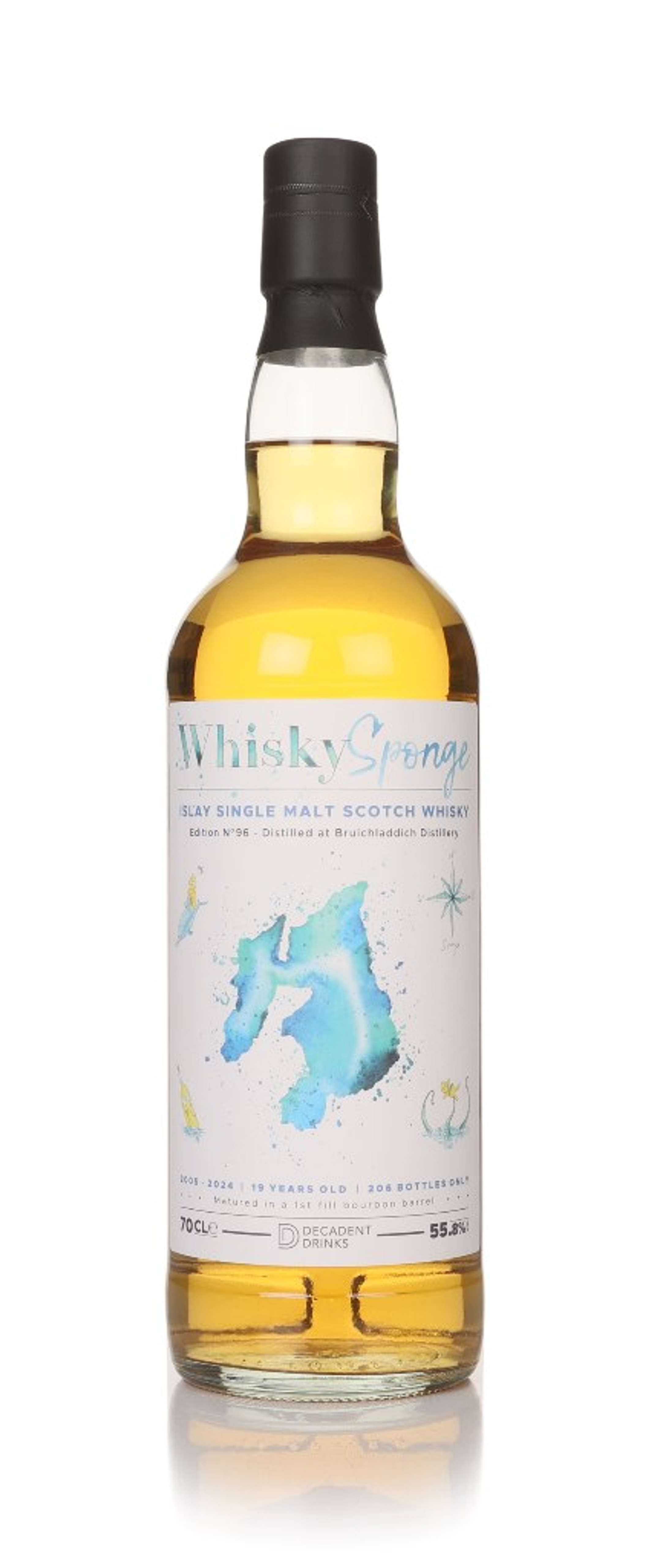 Bruichladdich 19 Year Old 2005 - Whisky Sponge Edition No.96 (Decadent Drinks) 70cl