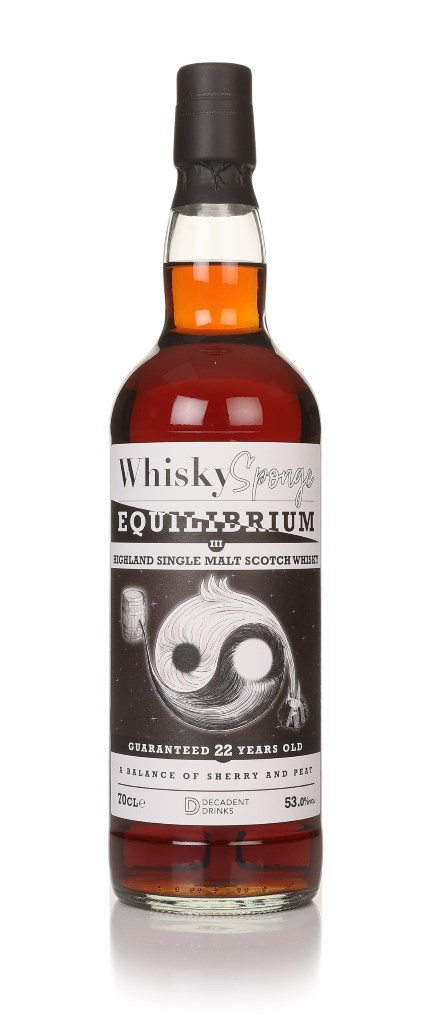 Highland Single Malt 22 Year Old - Whisky Sponge Equilibrium Three (Decadent Drinks) 70cl