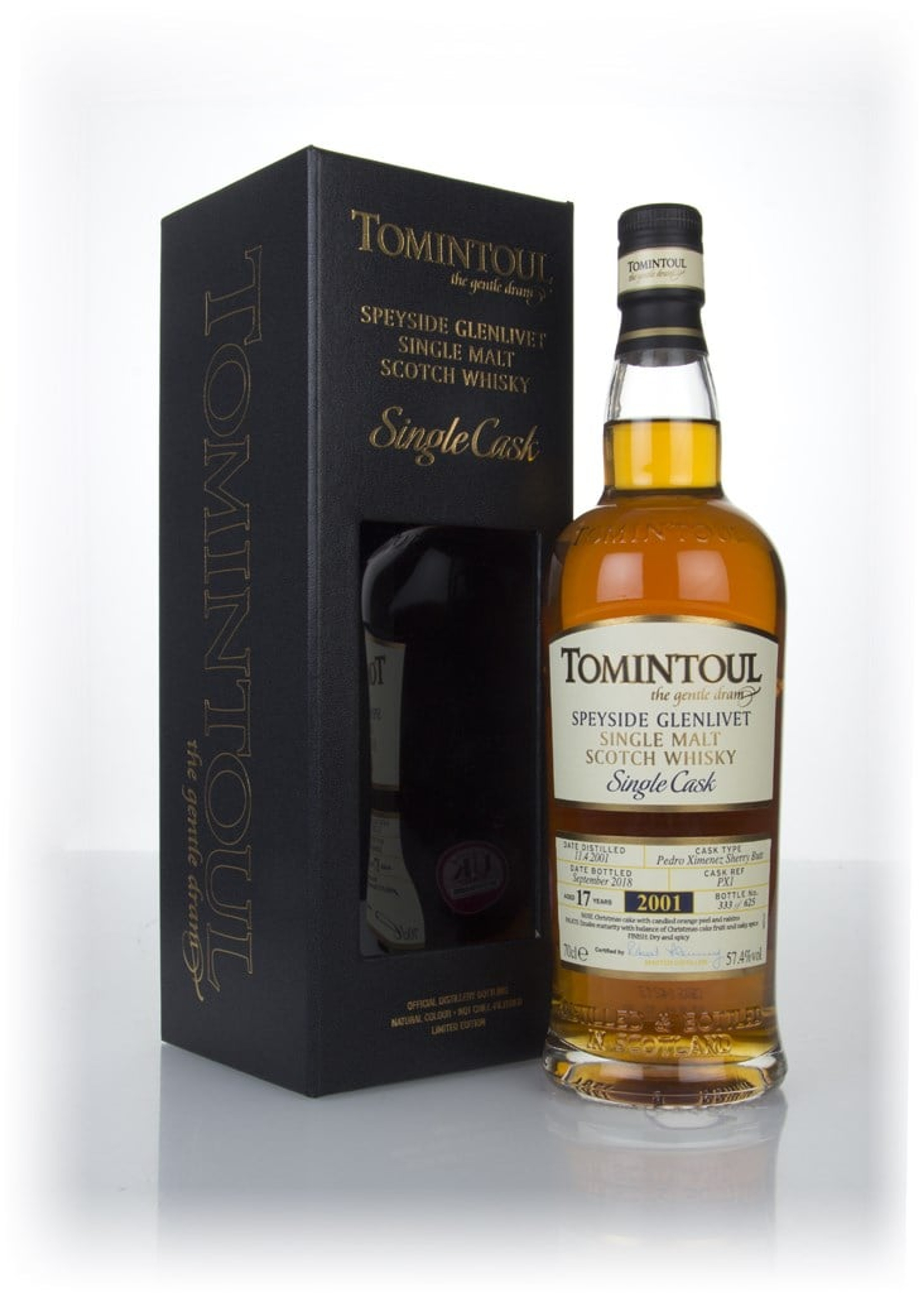 Tomintoul 17 Year Old Sherry Cask #PX1 70cl