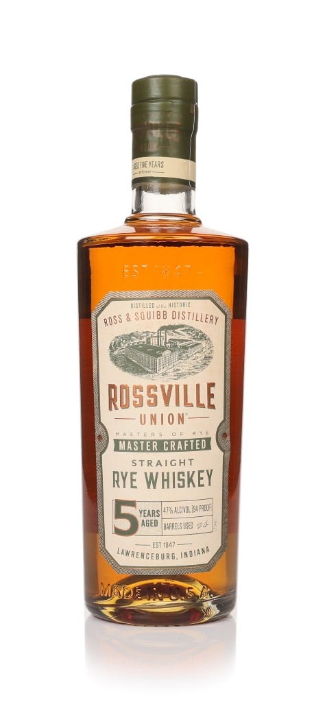 Rossville Union 5 Year Old Straight Rye 70cl