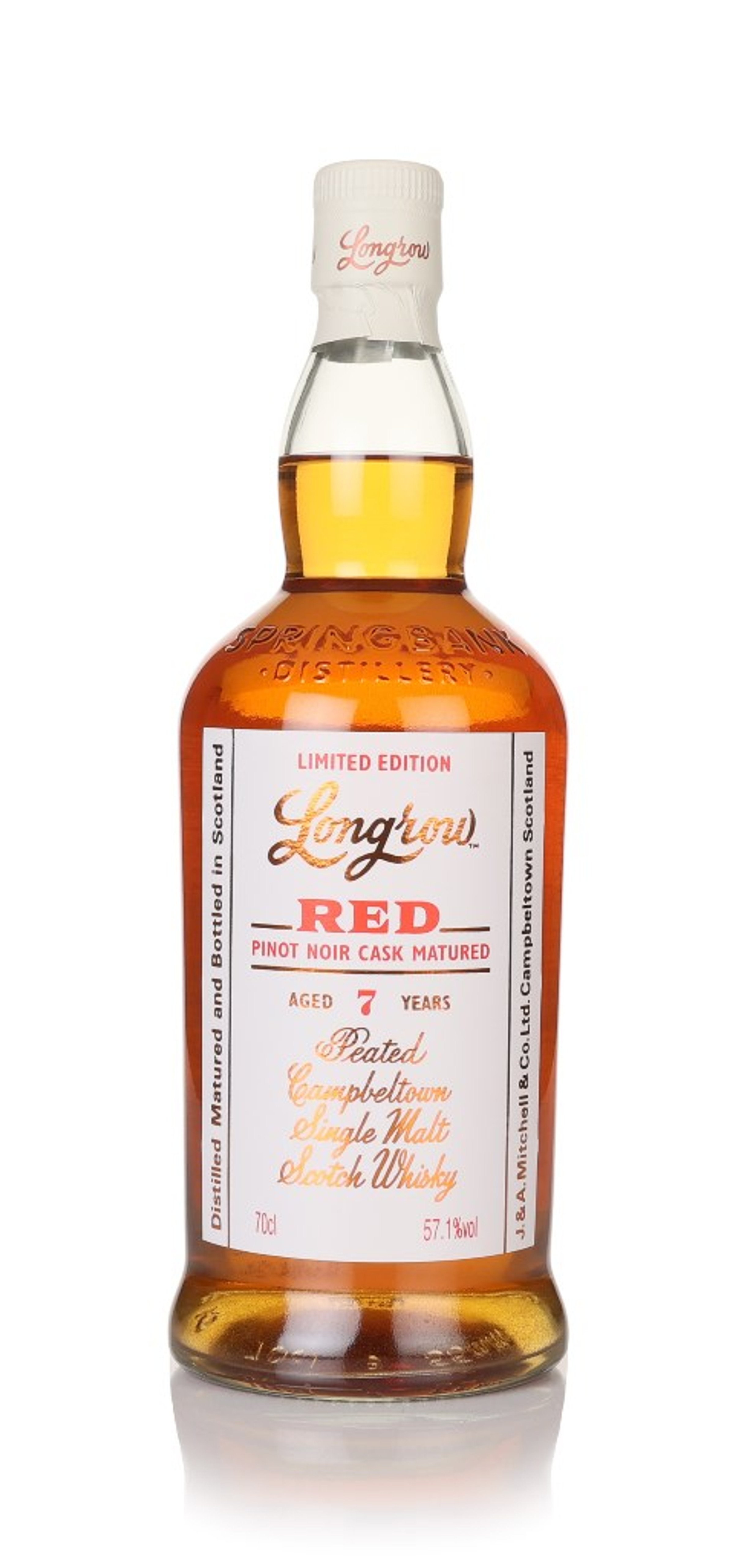 Longrow Red 7 Year Old - Pinot Noir Cask 70cl