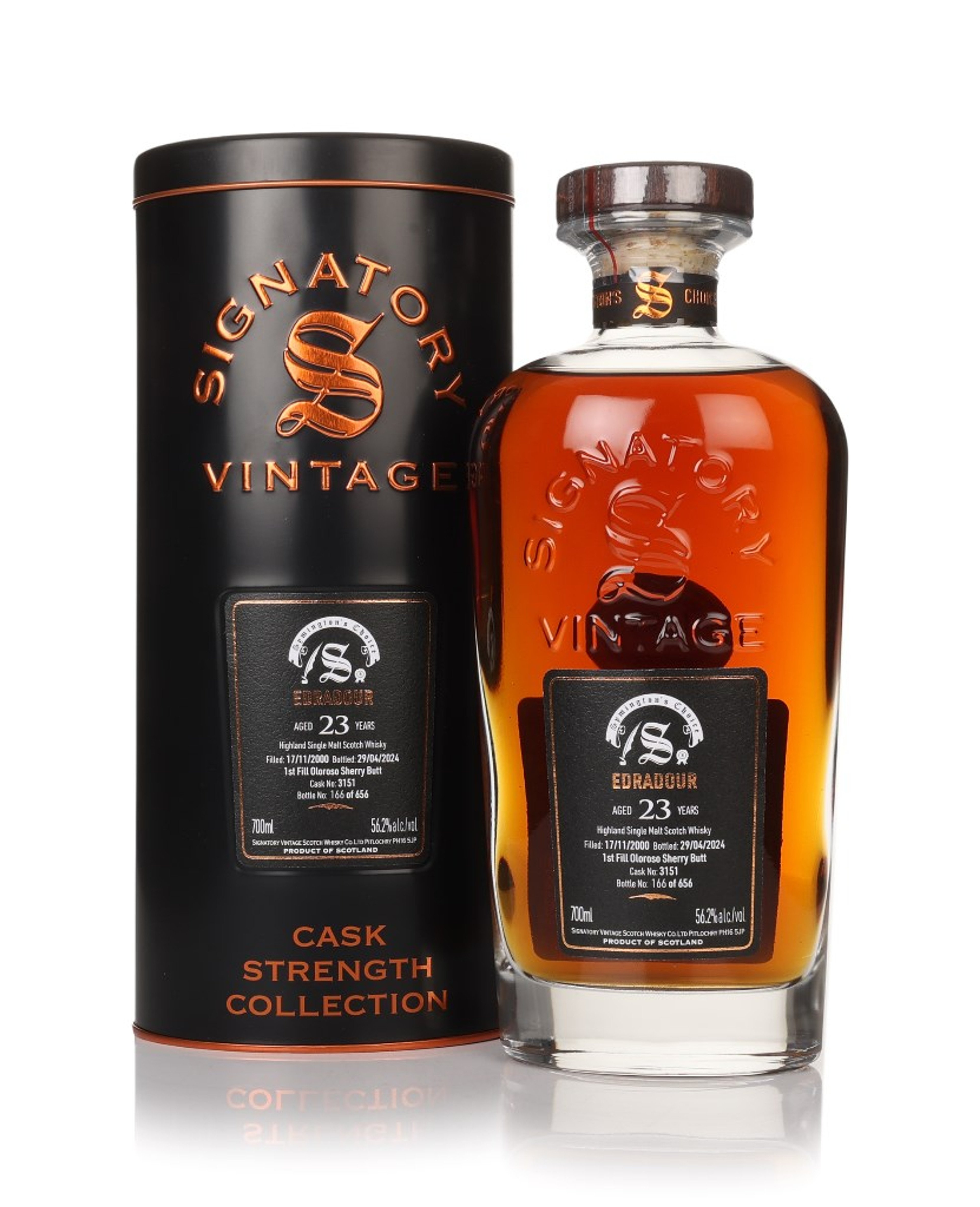 Edradour 23 Year Old 2000 (cask 3151) - Cask Strength Collection (Signatory) 70cl