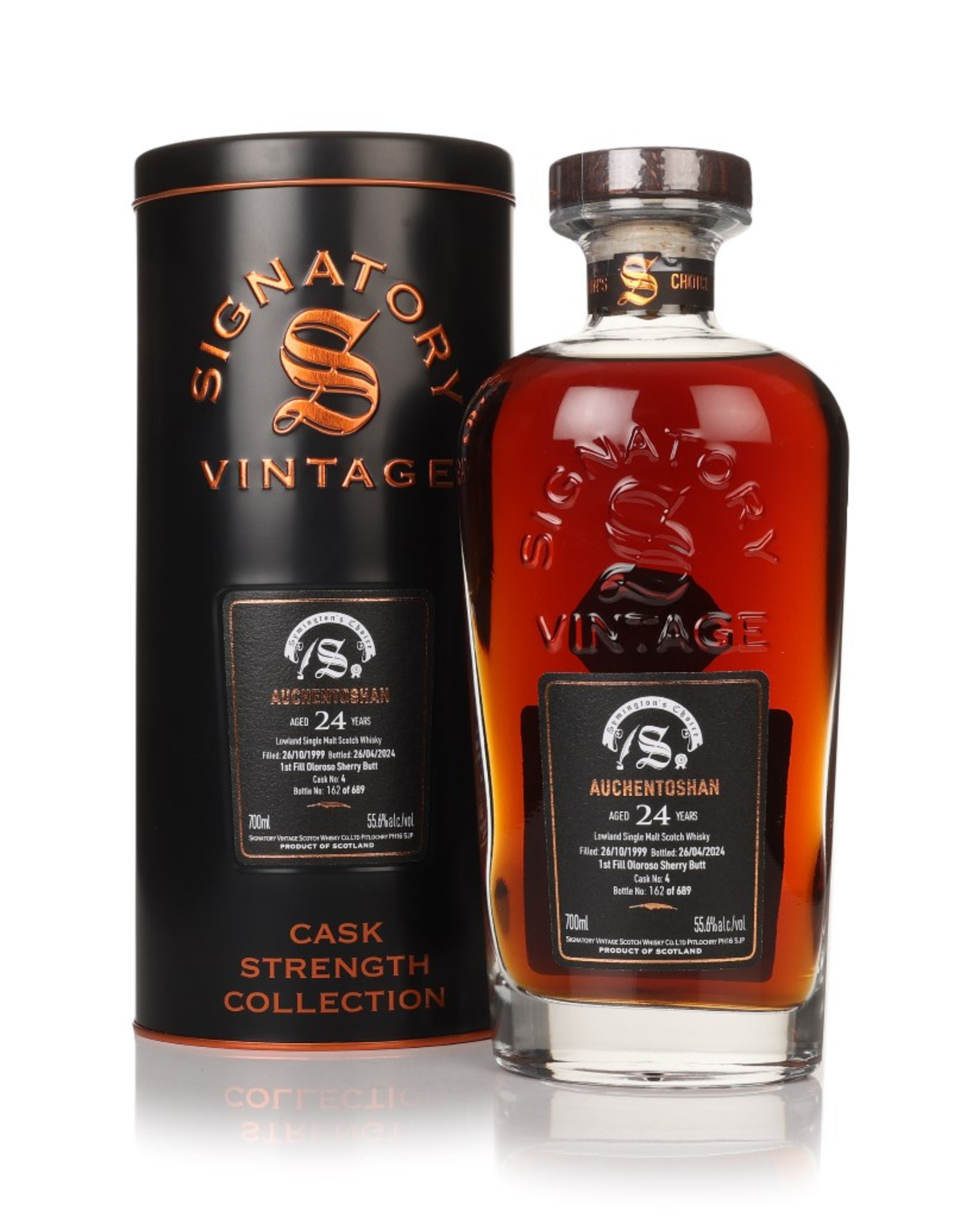 Auchentoshan 24 Year Old 1999 (cask 4) - Cask Strength Collection (Signatory) 70cl