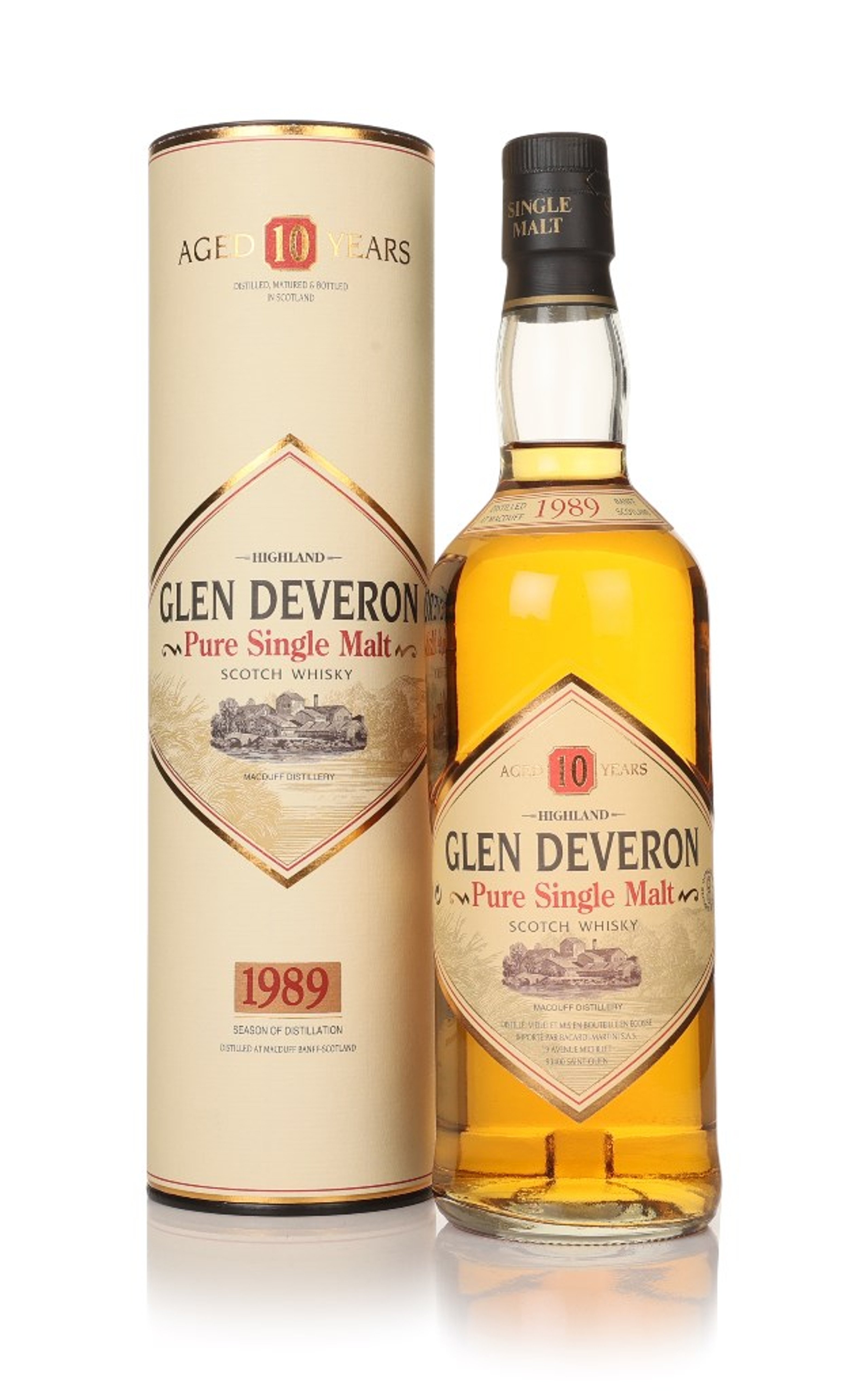Glen Deveron 10 Year Old 1989 70cl