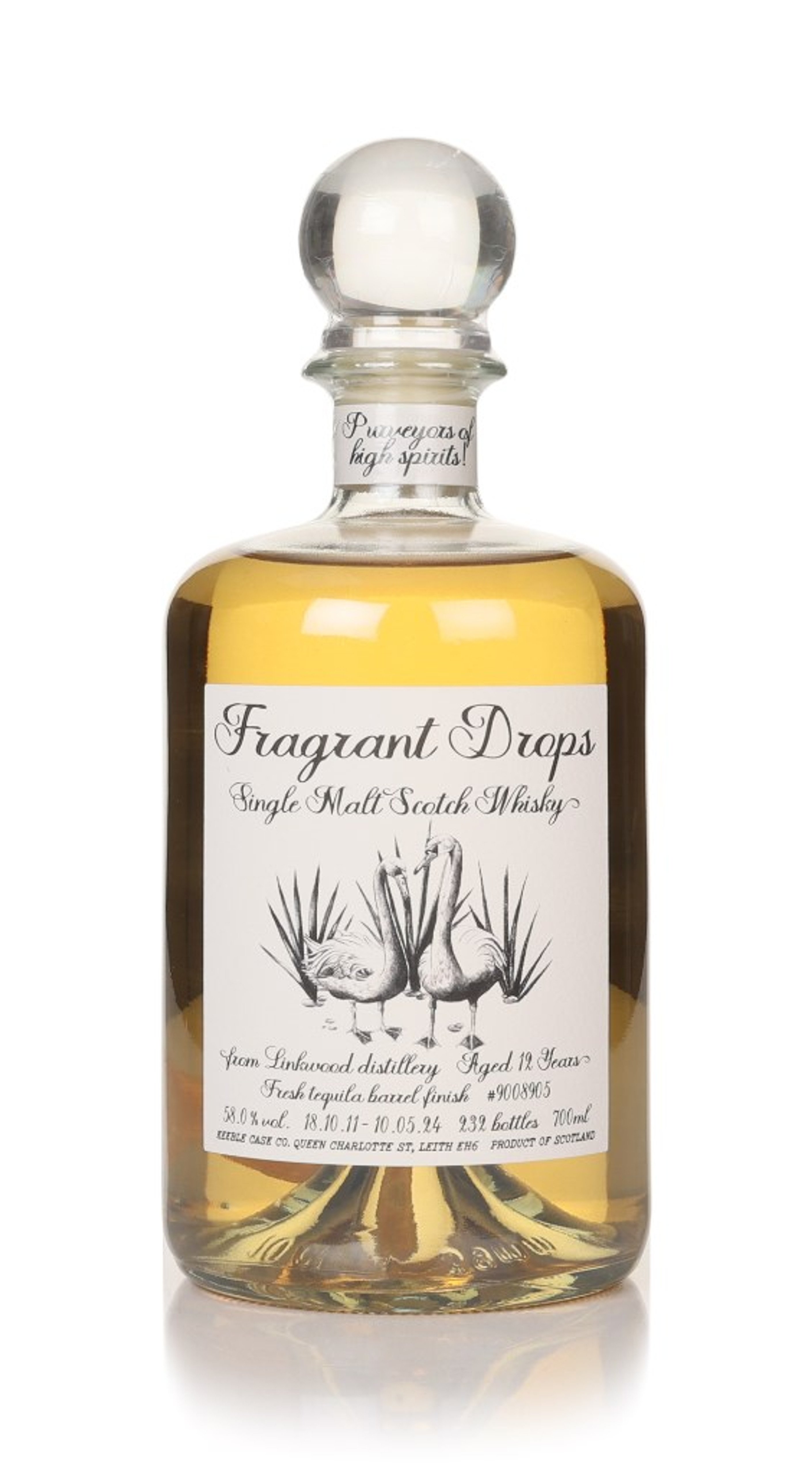 Linkwood 12 Year Old 2011 Fresh Tequila Barrel Finish (cask 9008905) - Fragrant Drops (Keeble Cask Company) 70cl
