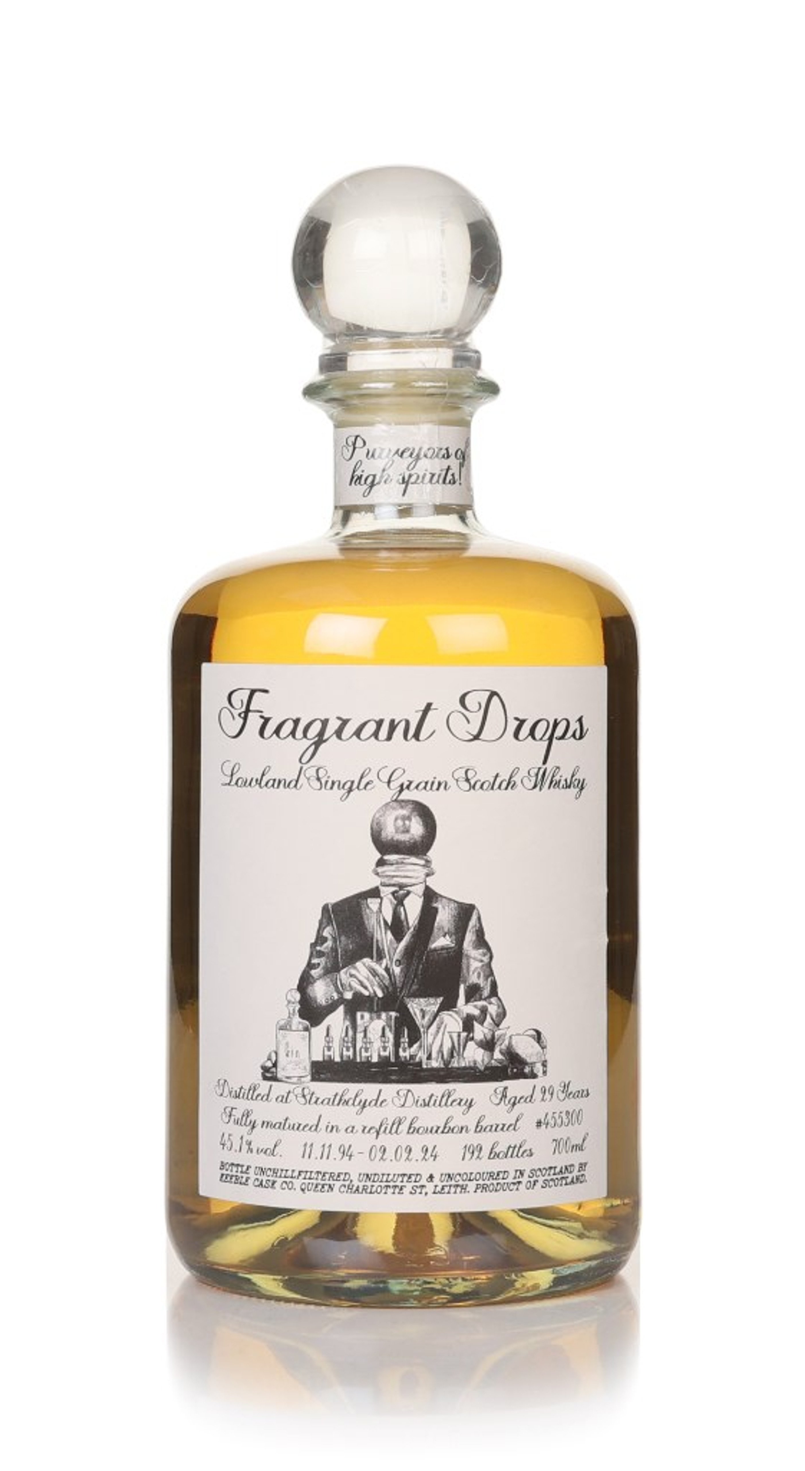 Strathclyde 29 Year Old 1994 Bourbon Barrel (cask 455300) - Fragrant Drops (Keeble Cask Company) 70cl