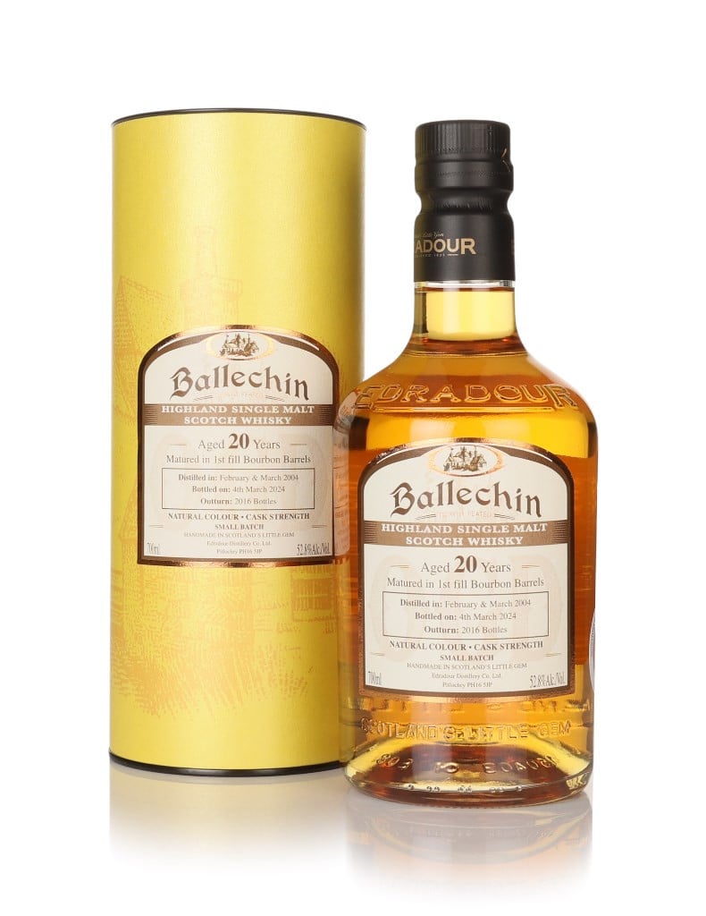 Edradour Ballechin 20 Year Old 2004 - Bourbon Cask 70cl