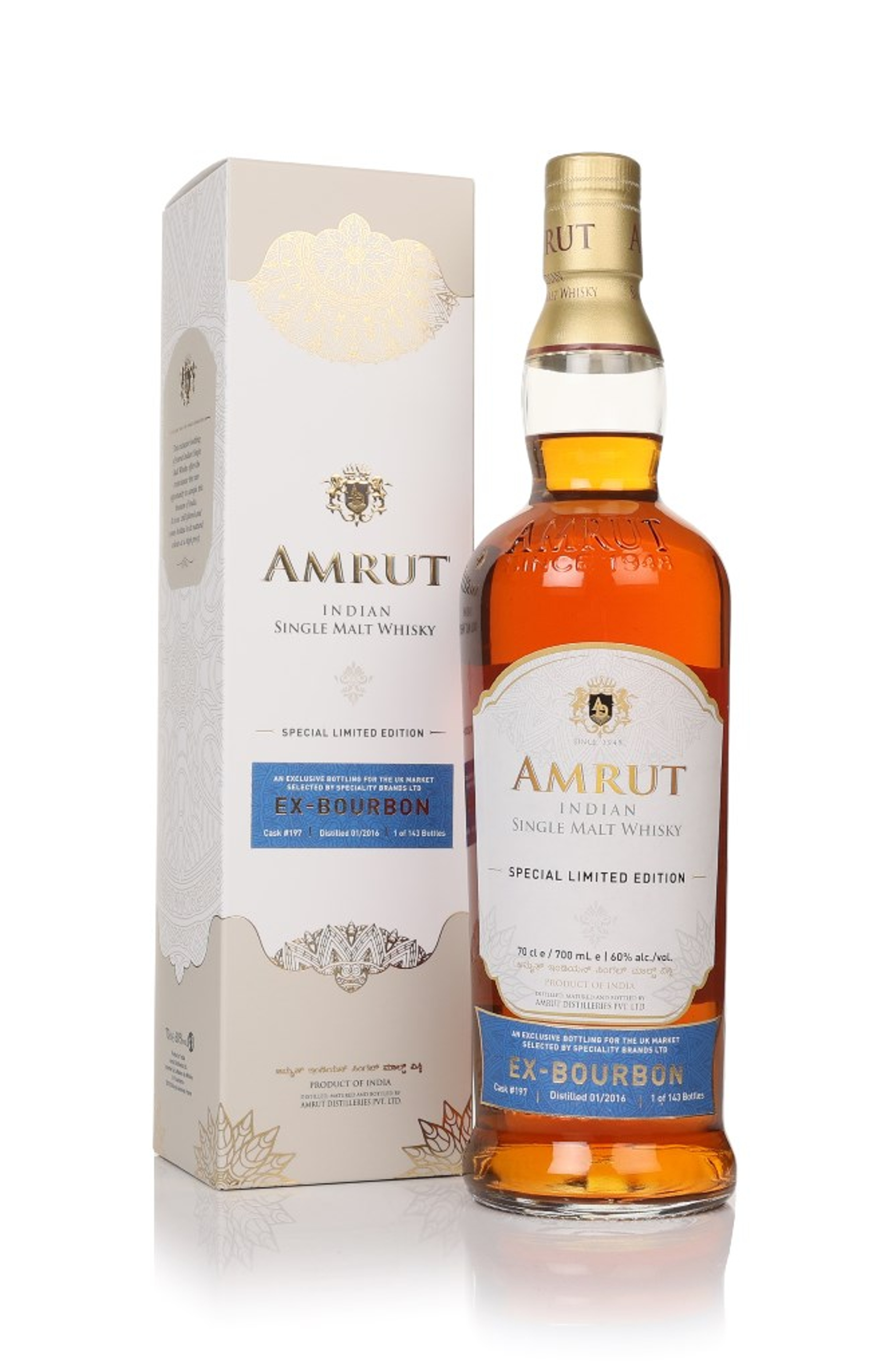 Amrut 2016 Ex-Bourbon (cask 197) 70cl