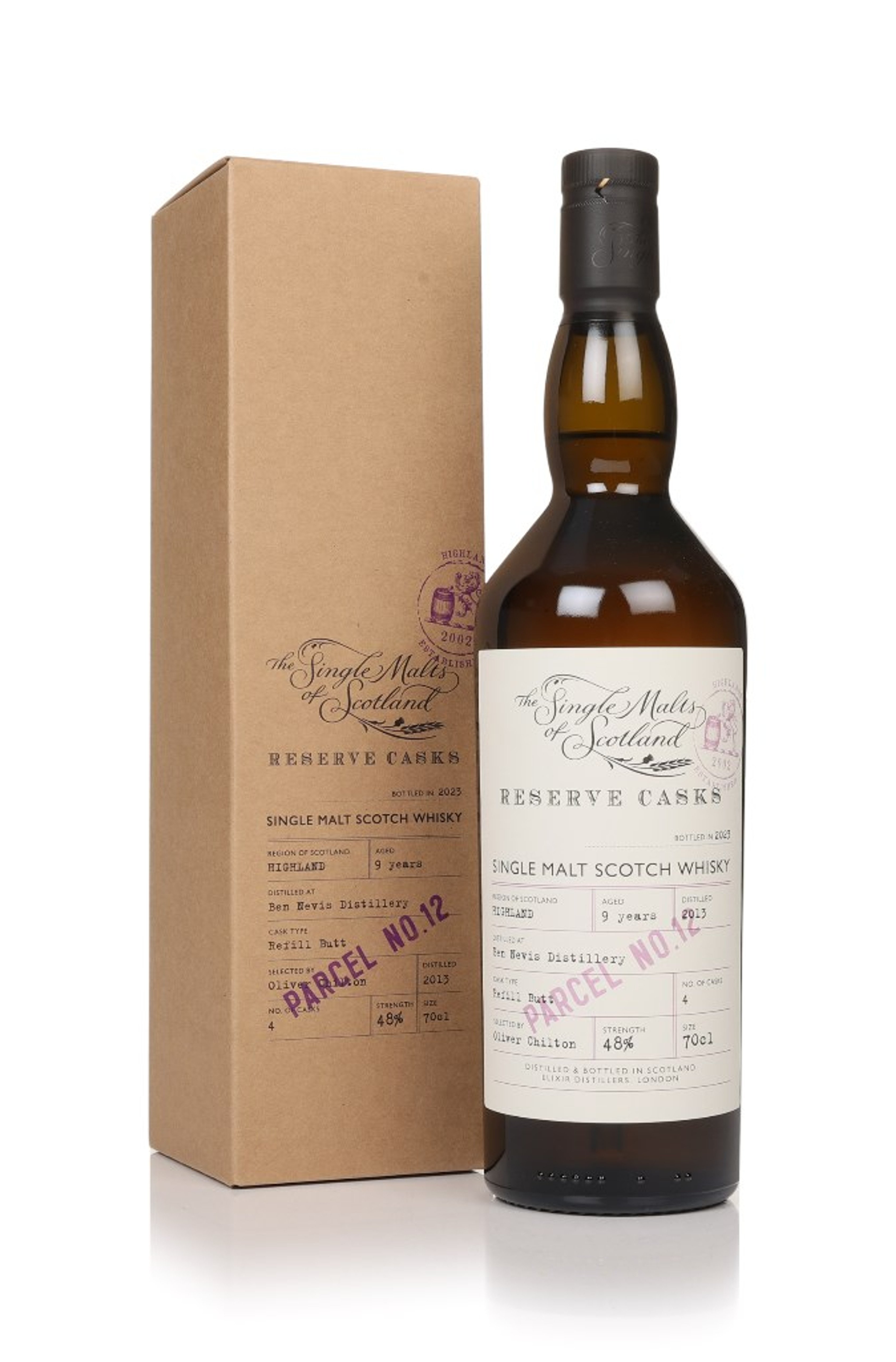 Ben Nevis 9 Year Old 2013 (Parcel No.12) - Reserve Casks (The Single Malts of Scotland) 70cl