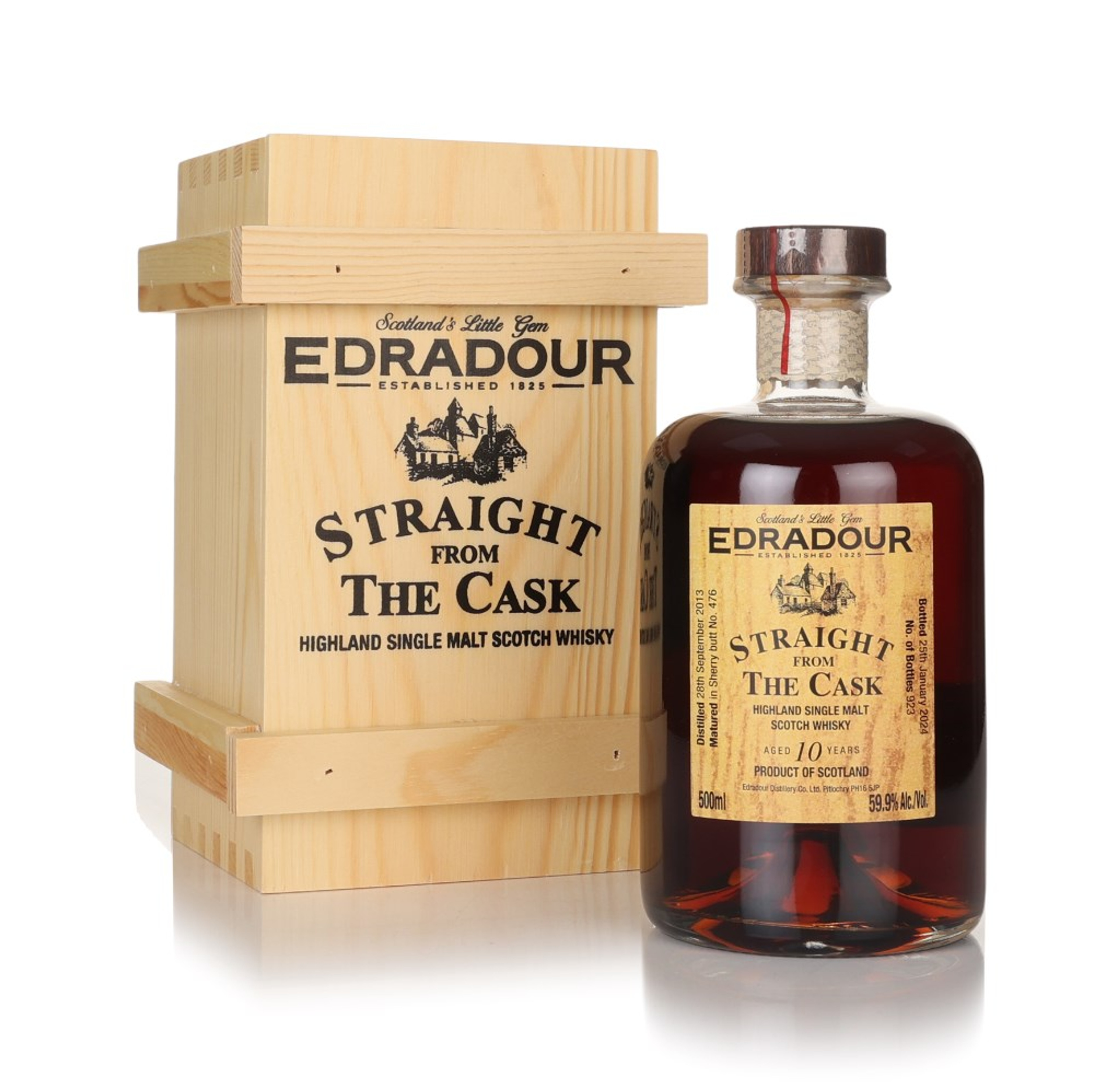 Edradour 10 Year Old 2013 (cask 476) - Straight From The Cask 50cl