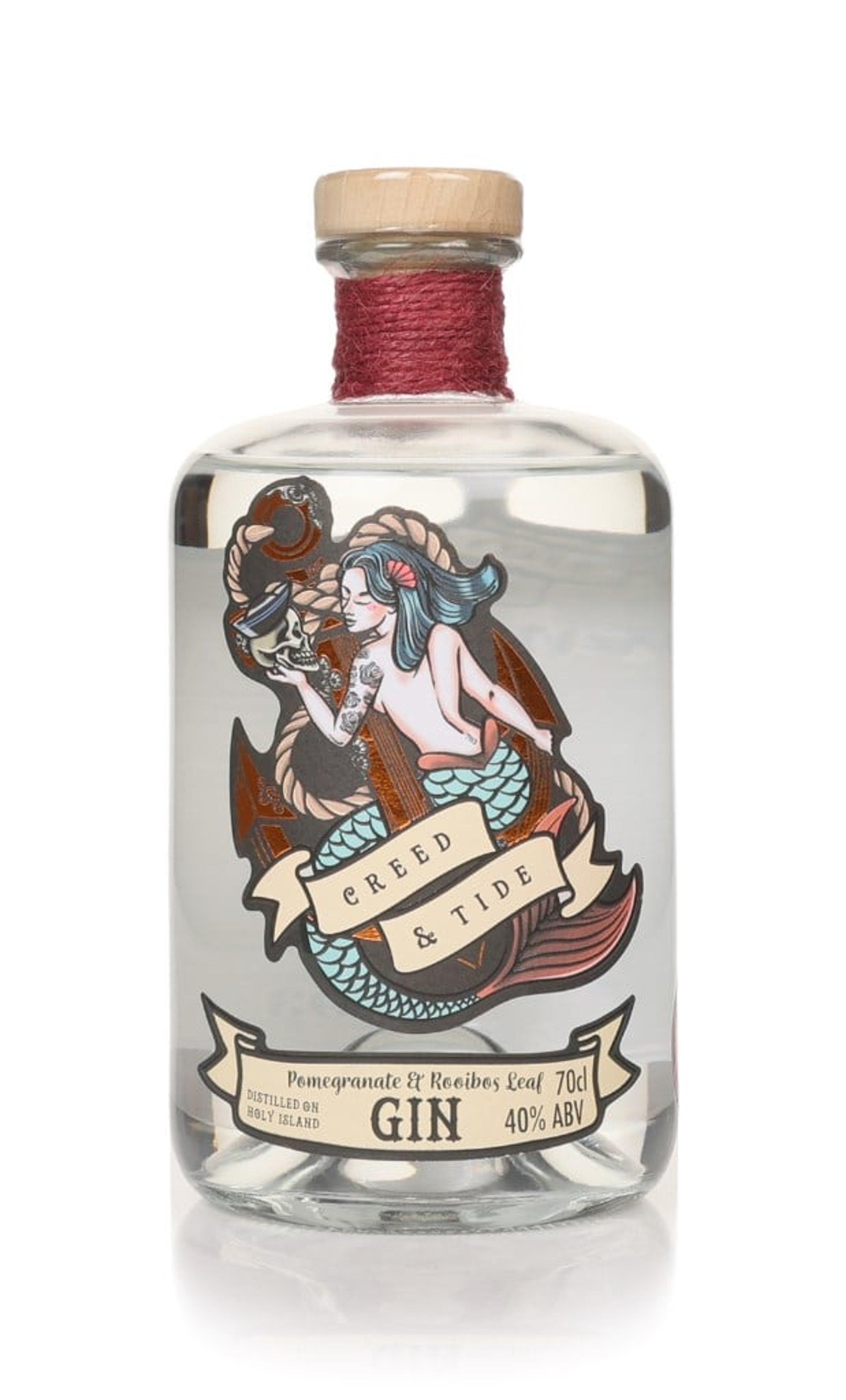 Creed & Tide Gin - Pomegranate & Rooibos Leaf 70cl