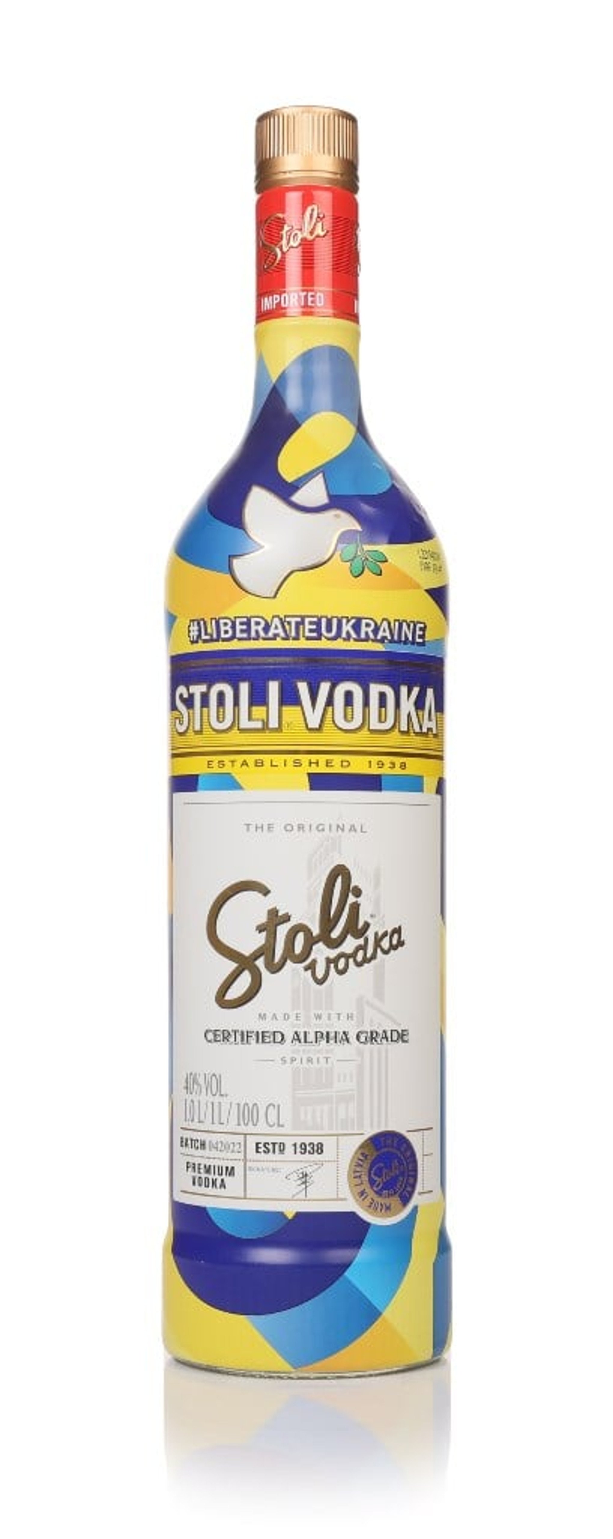 Stoli Ukraine Bottle 1L 100cl