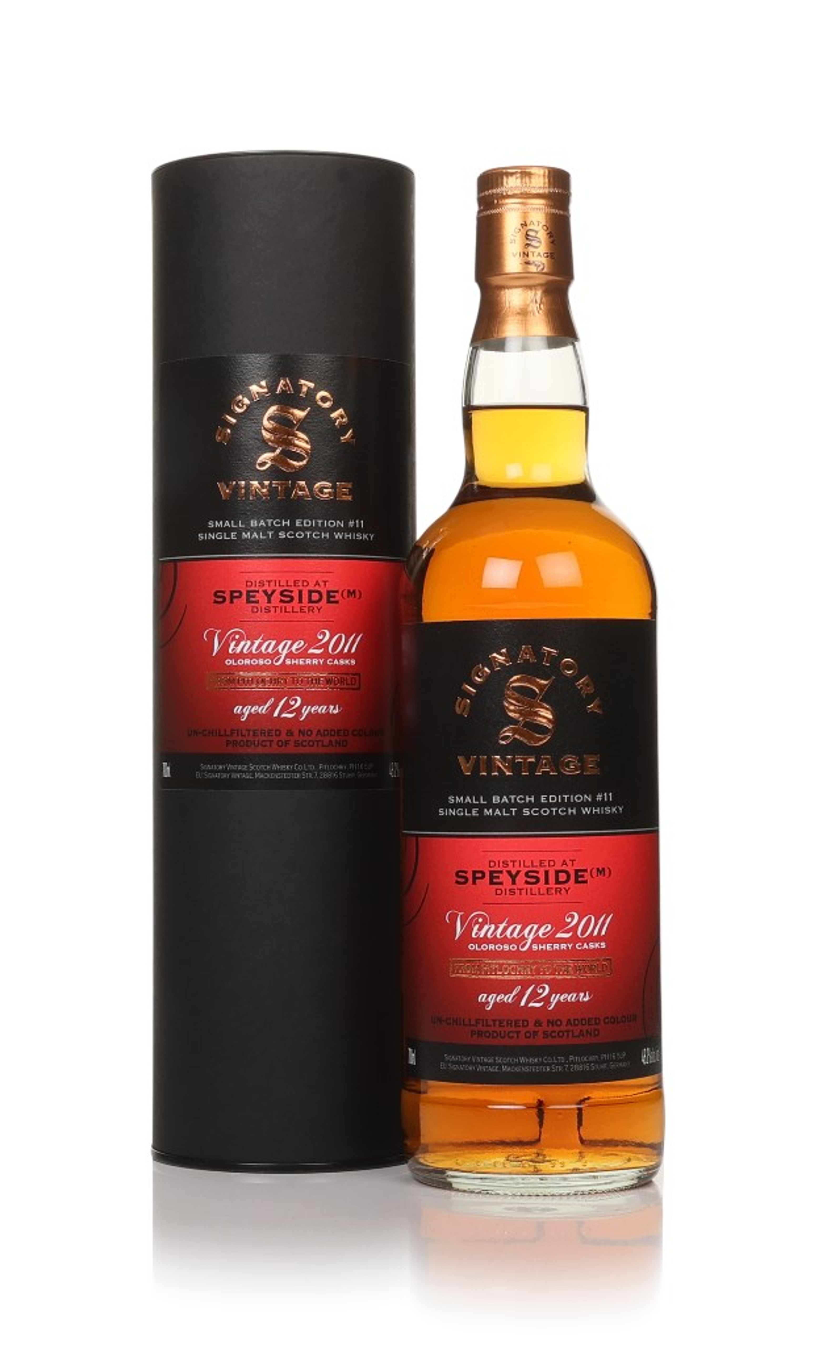 Speyside (M) 12 Year Old 2011 - Small Batch Edition #11 (Signatory) 70cl