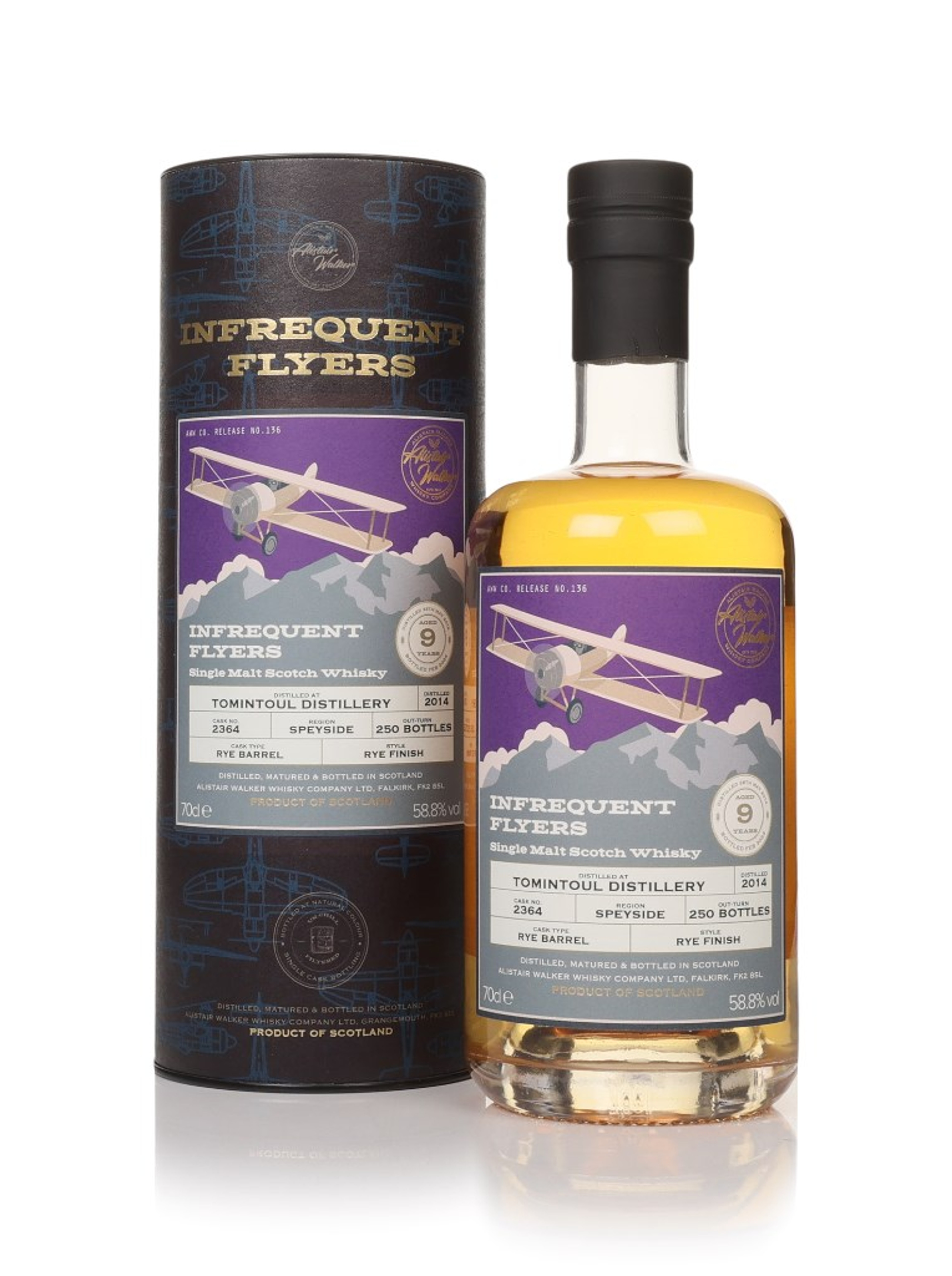 Tomintoul 9 Year Old 2014 (cask 2364) - Infrequent Flyers (Alistair Walker) 70cl