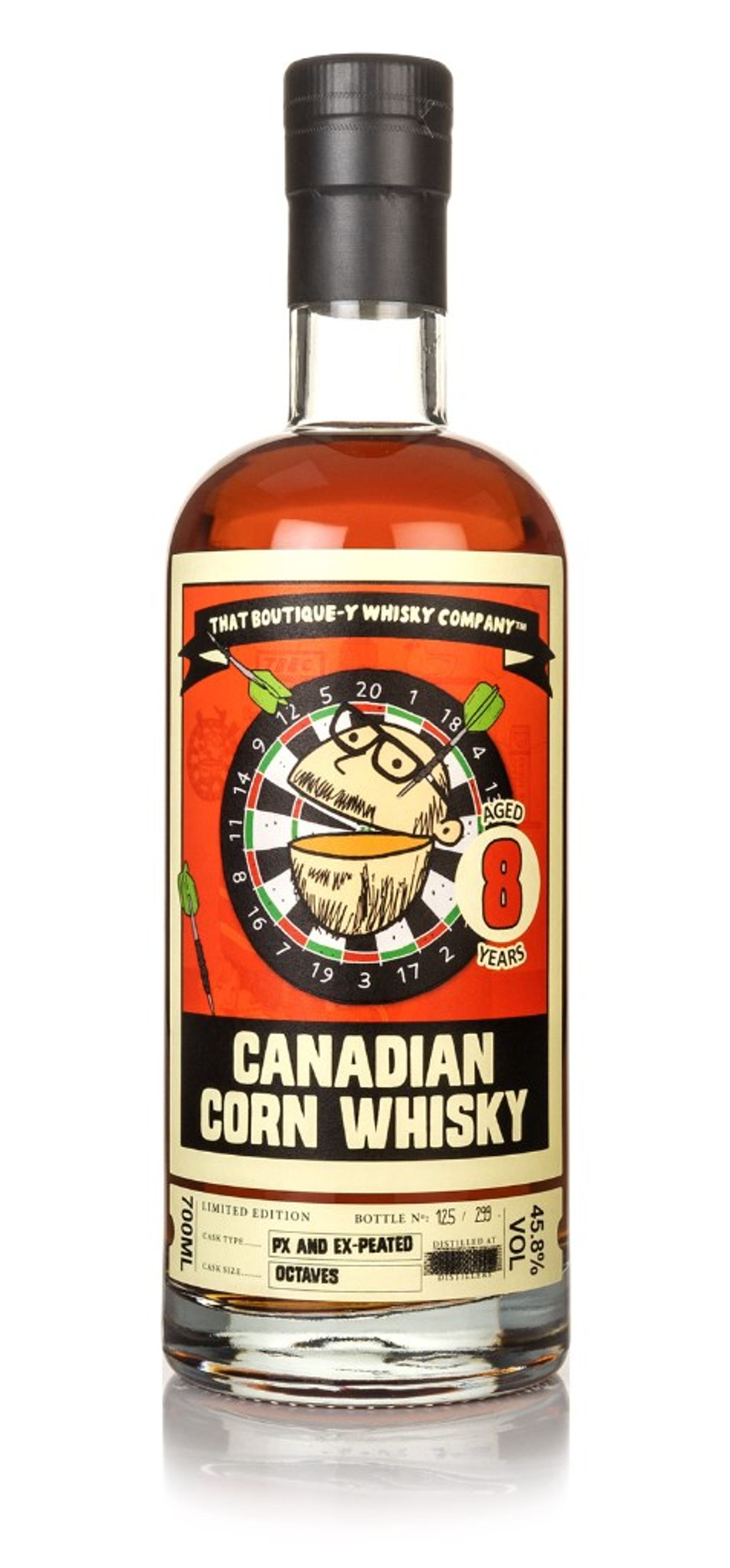 Canadian Corn Whisky 8 Year Old - Label Edition (That Boutique-y Whisky Company) 70cl
