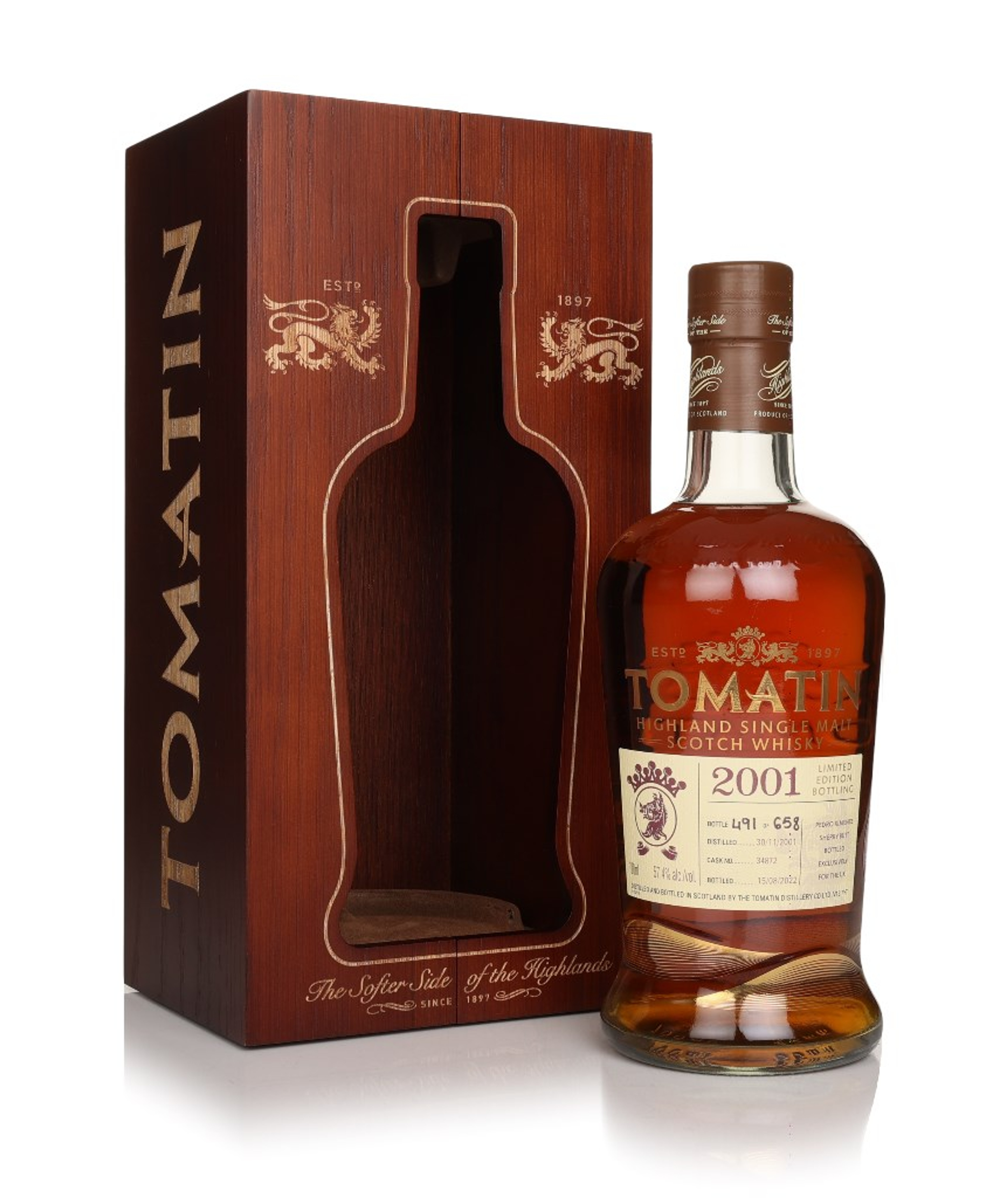 Tomatin 20 Year Old 2001 (cask 34872) - Pedro Ximénez Cask 70cl