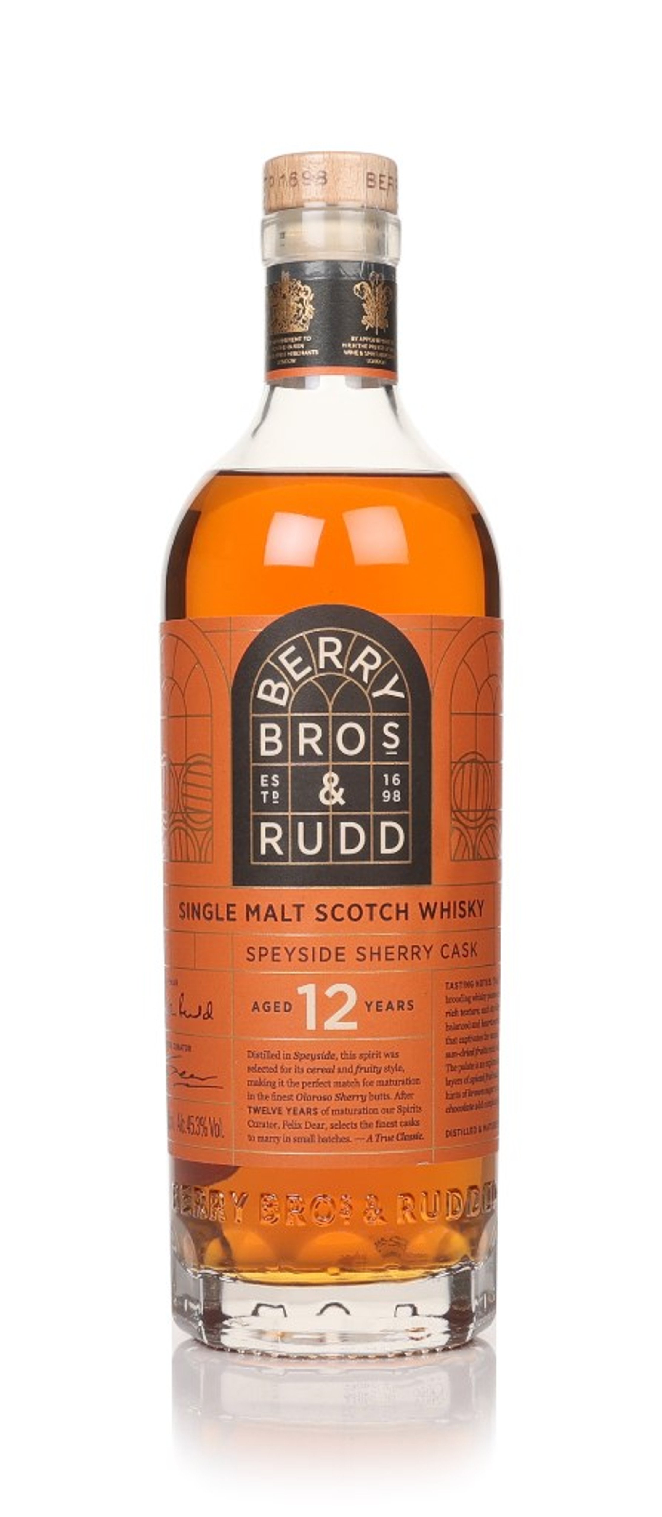 Berry Bros. & Rudd 12 Year Old Sherry Cask - The Classic Range 70cl
